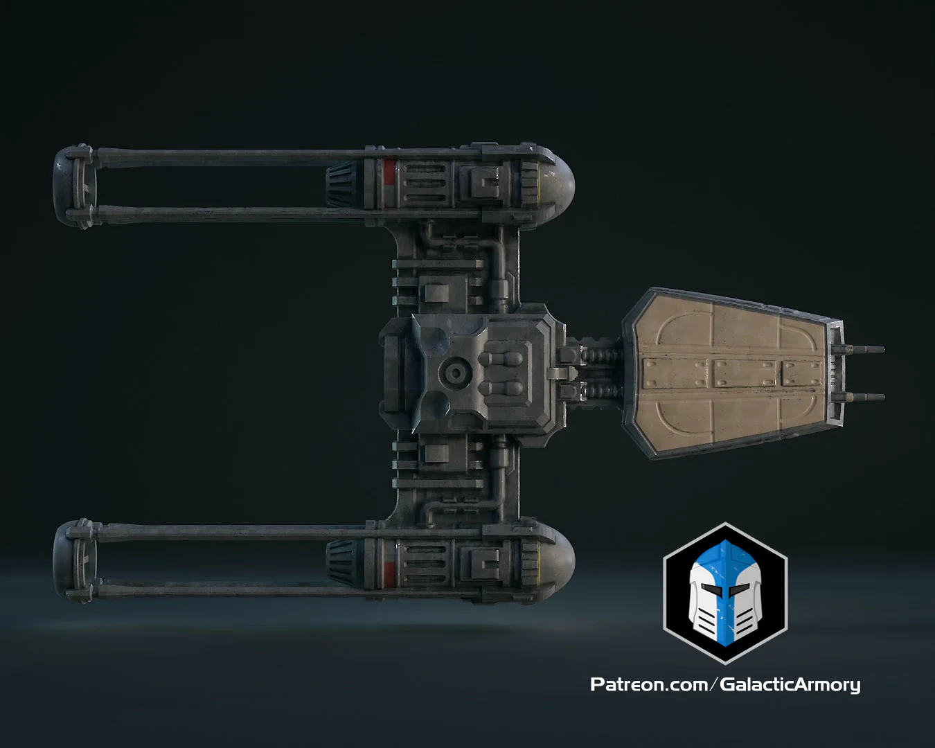 1:48 Scale and Tea Light Y-Wing - 3D Print Files - Image 10