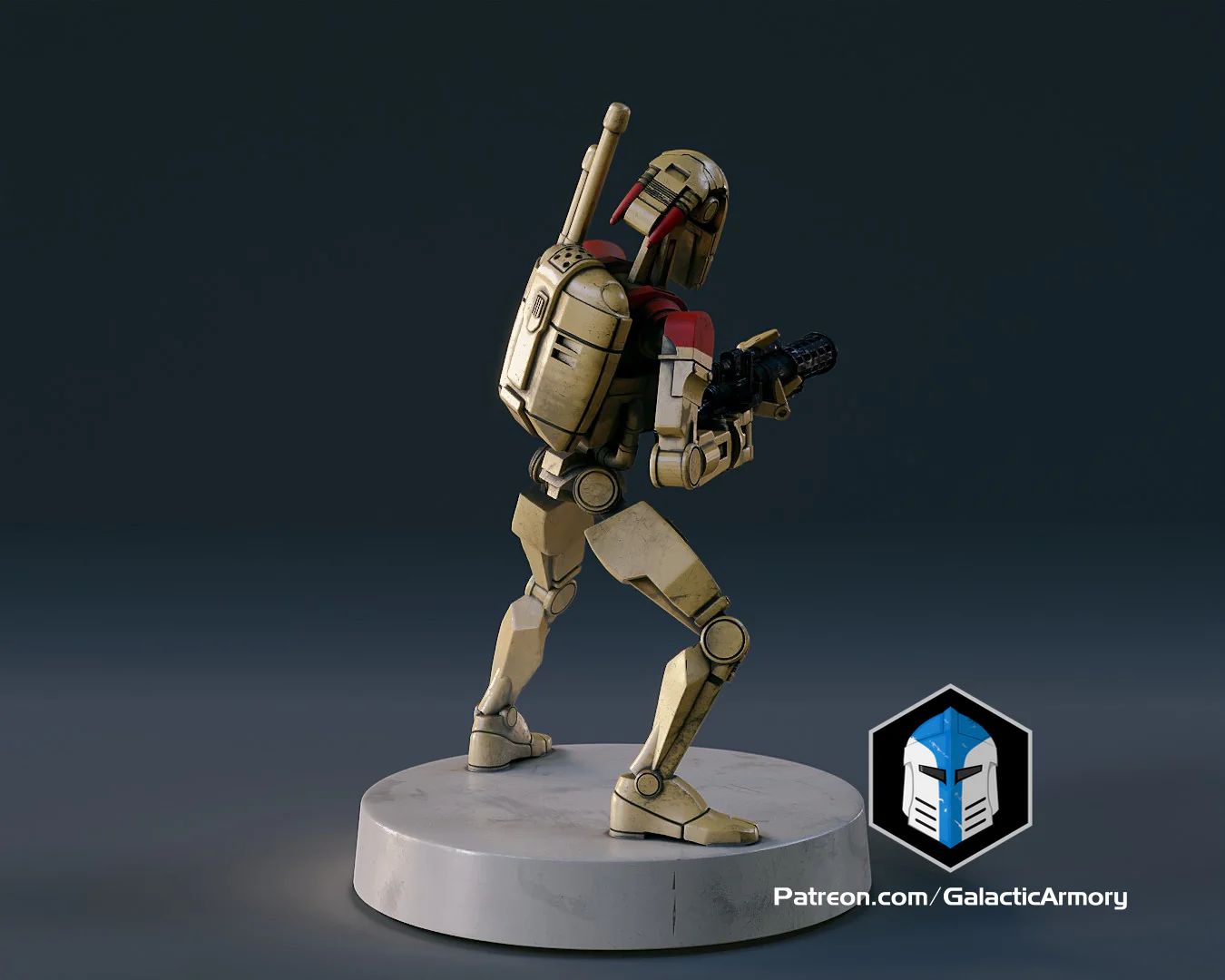 1:48 Scale Battle Droid Army - Heavy Class - 3D Print Files - Image 10