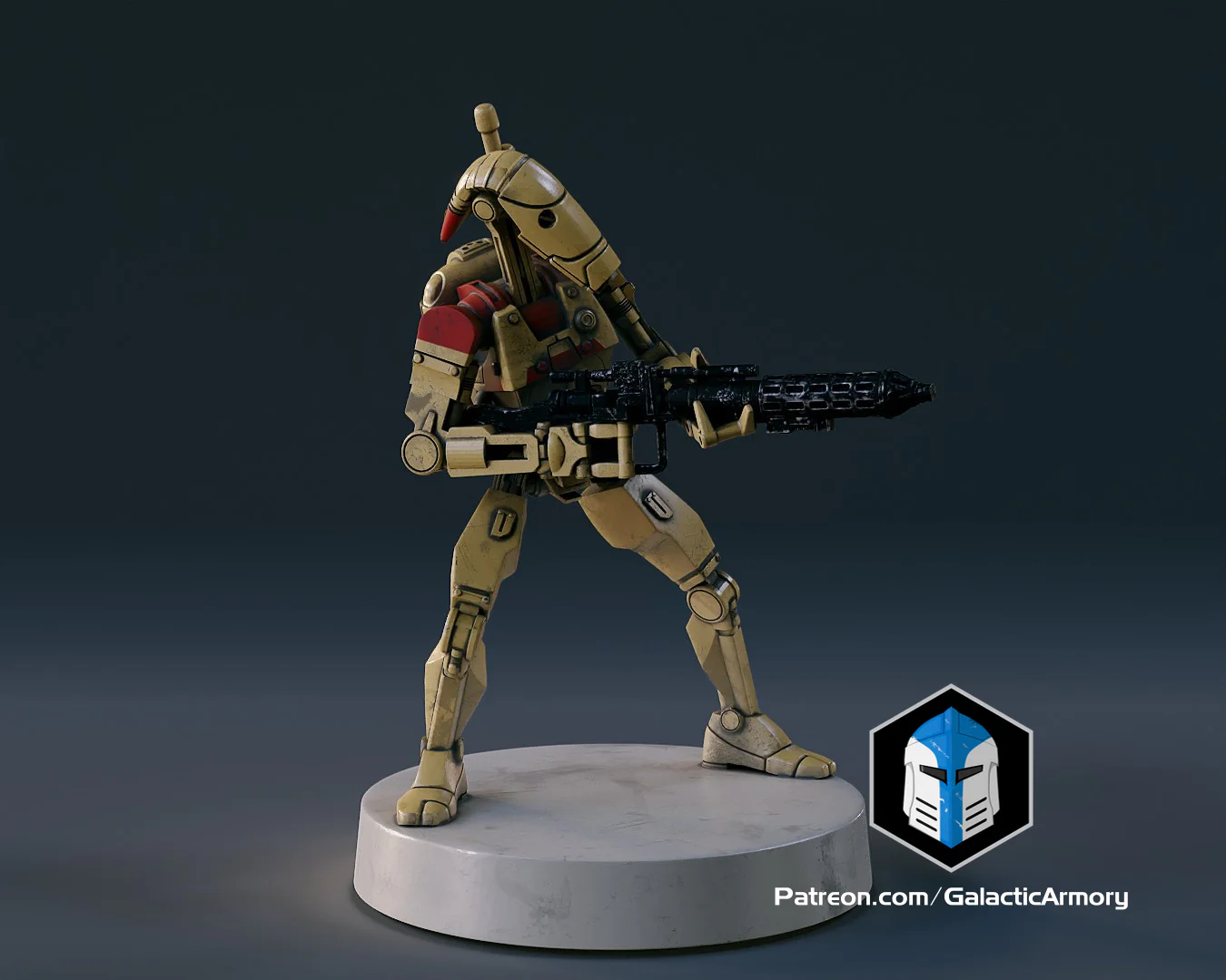 1:48 Scale Battle Droid Army - Heavy Class - 3D Print Files - Image 12