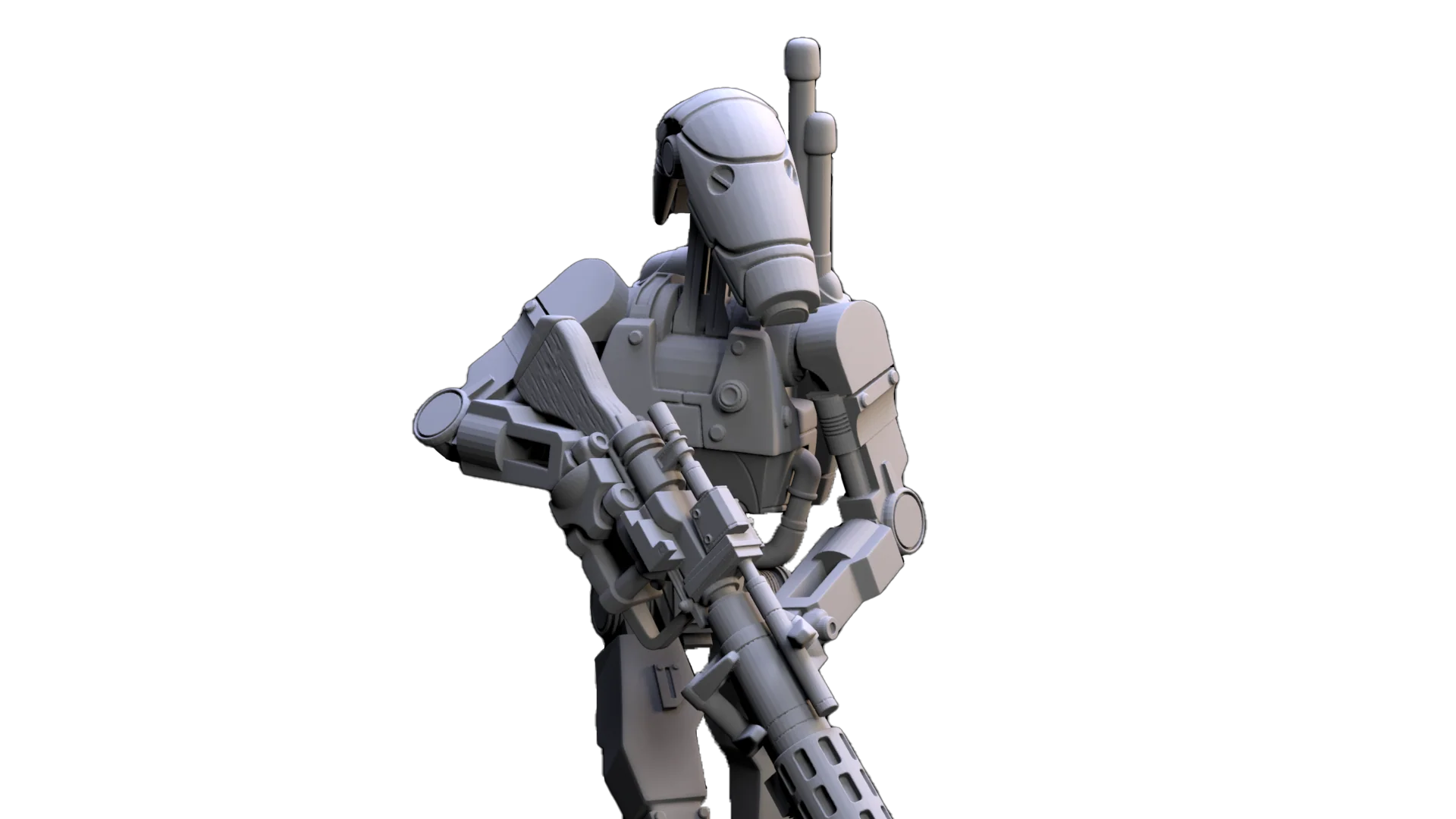 1:48 Scale Battle Droid Army - Heavy Class - 3D Print Files - Image 3