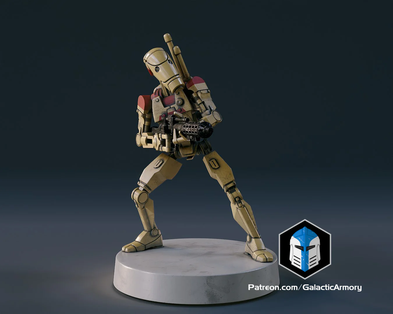 1:48 Scale Battle Droid Army - Heavy Class - 3D Print Files - Image 4