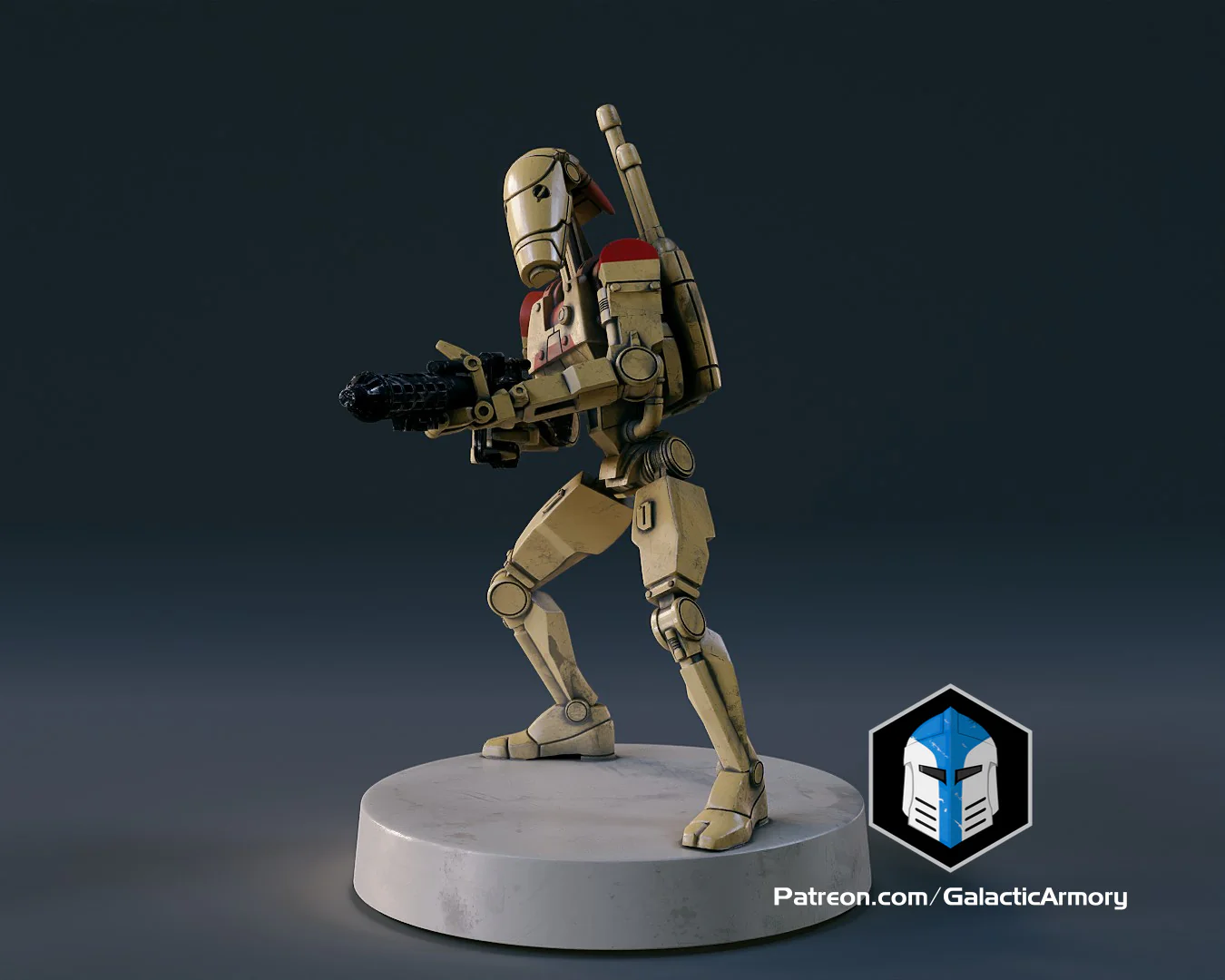 1:48 Scale Battle Droid Army - Heavy Class - 3D Print Files - Image 6
