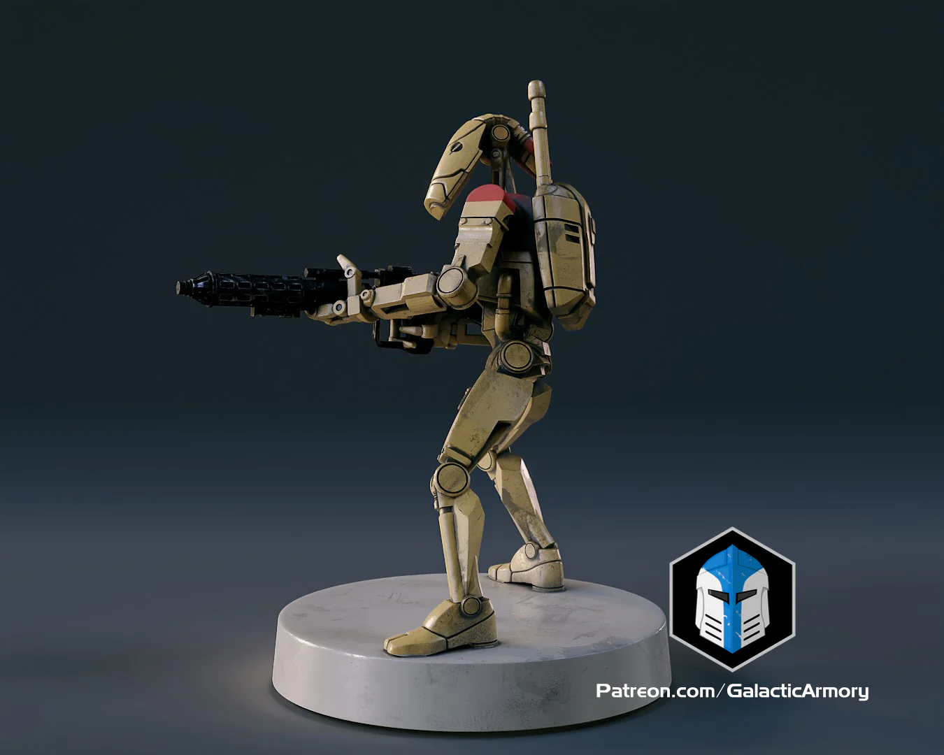 1:48 Scale Battle Droid Army - Heavy Class - 3D Print Files - Image 7