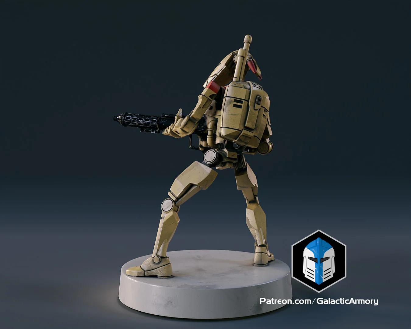1:48 Scale Battle Droid Army - Heavy Class - 3D Print Files - Image 8