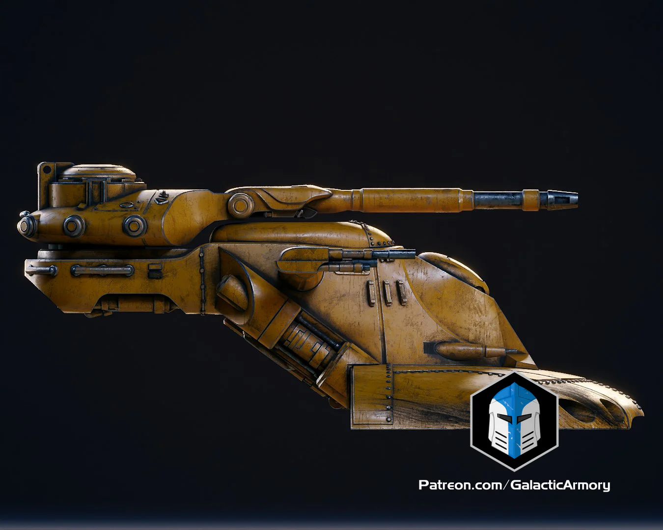 1:48 Scale Floating AAT Tank - 3D Print Files - Image 10