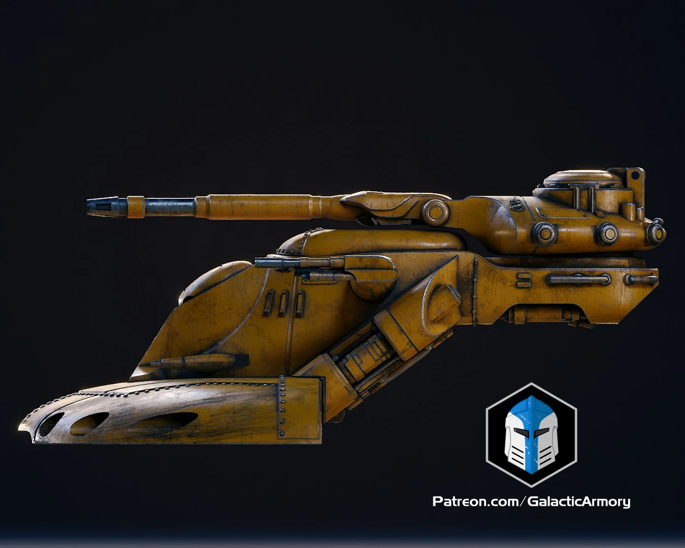 1:48 Scale Floating AAT Tank - 3D Print Files - Image 11