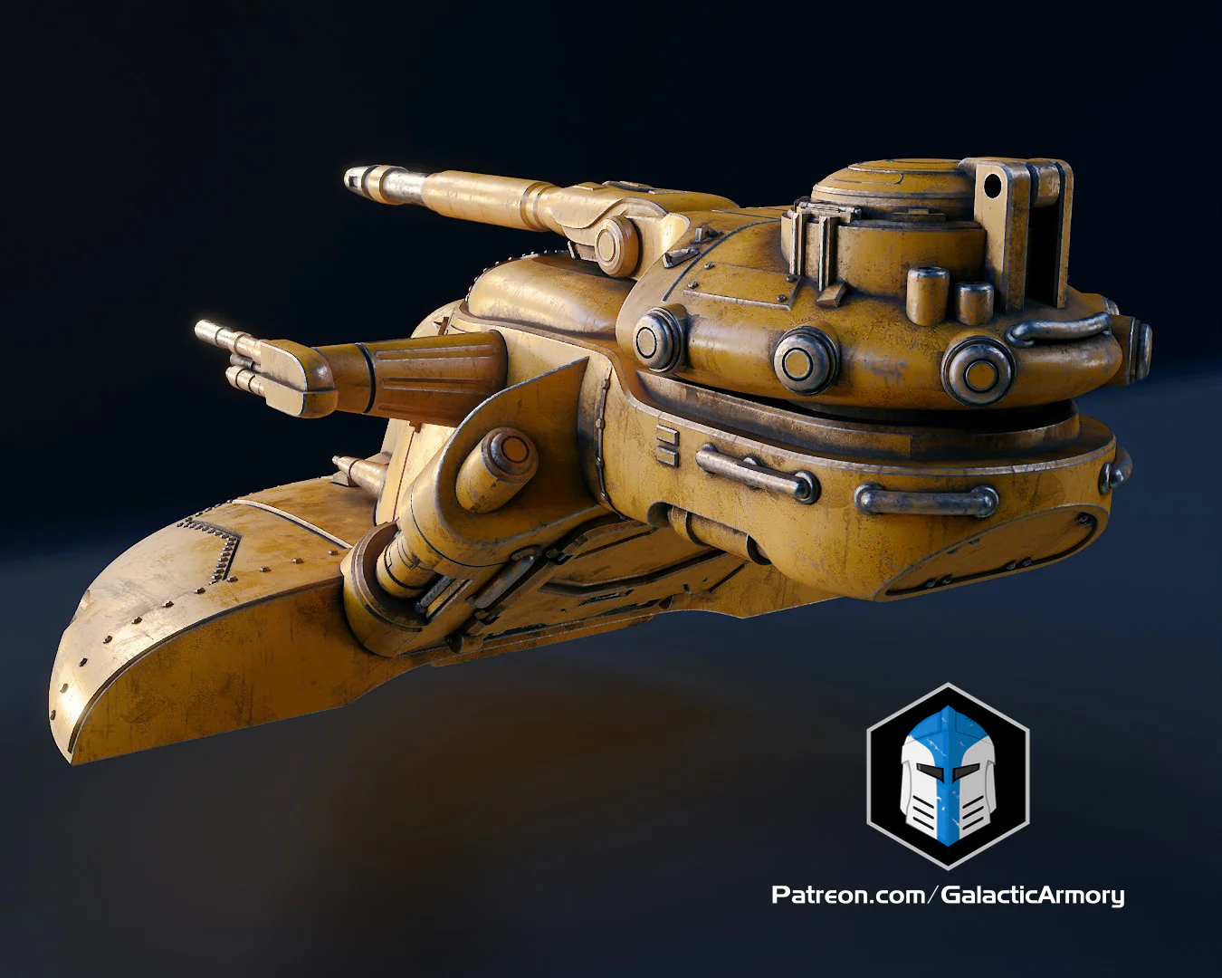 1:48 Scale Floating AAT Tank - 3D Print Files - Image 8