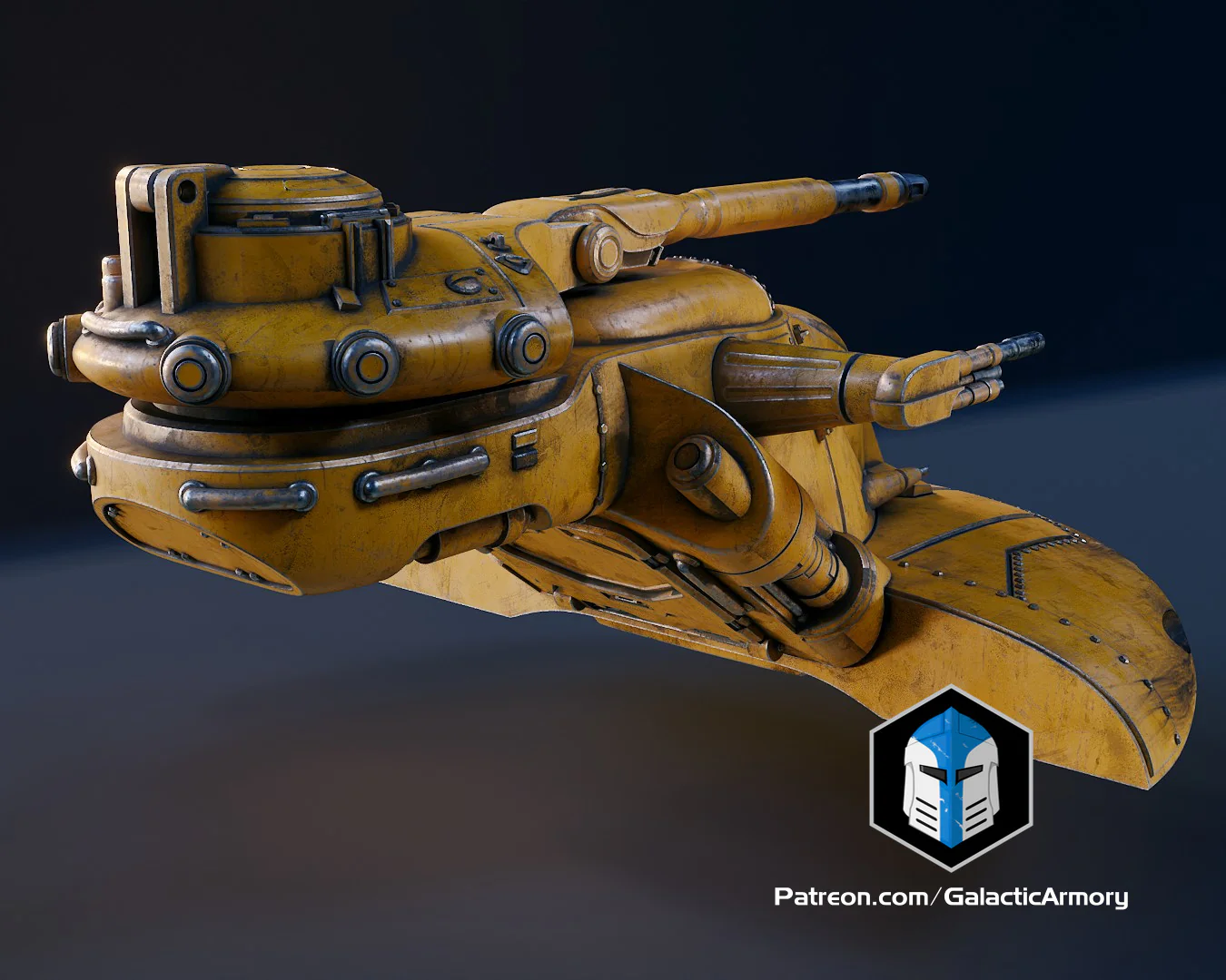 1:48 Scale Floating AAT Tank - 3D Print Files - Image 9