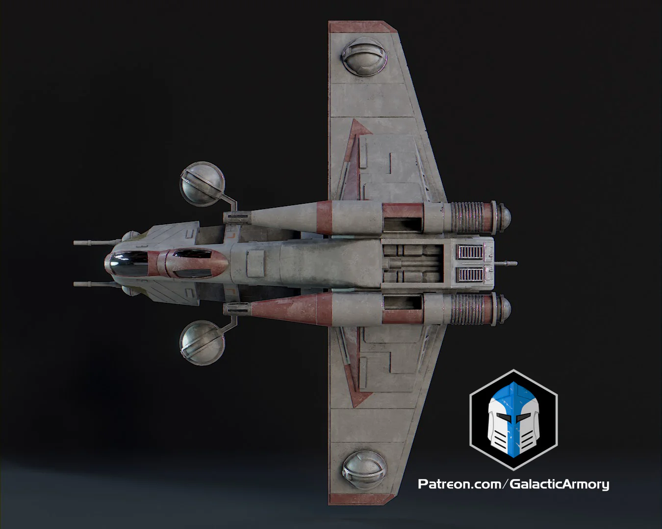 1:48 Scale LAAT Gunship - 3D Print Files - Image 8