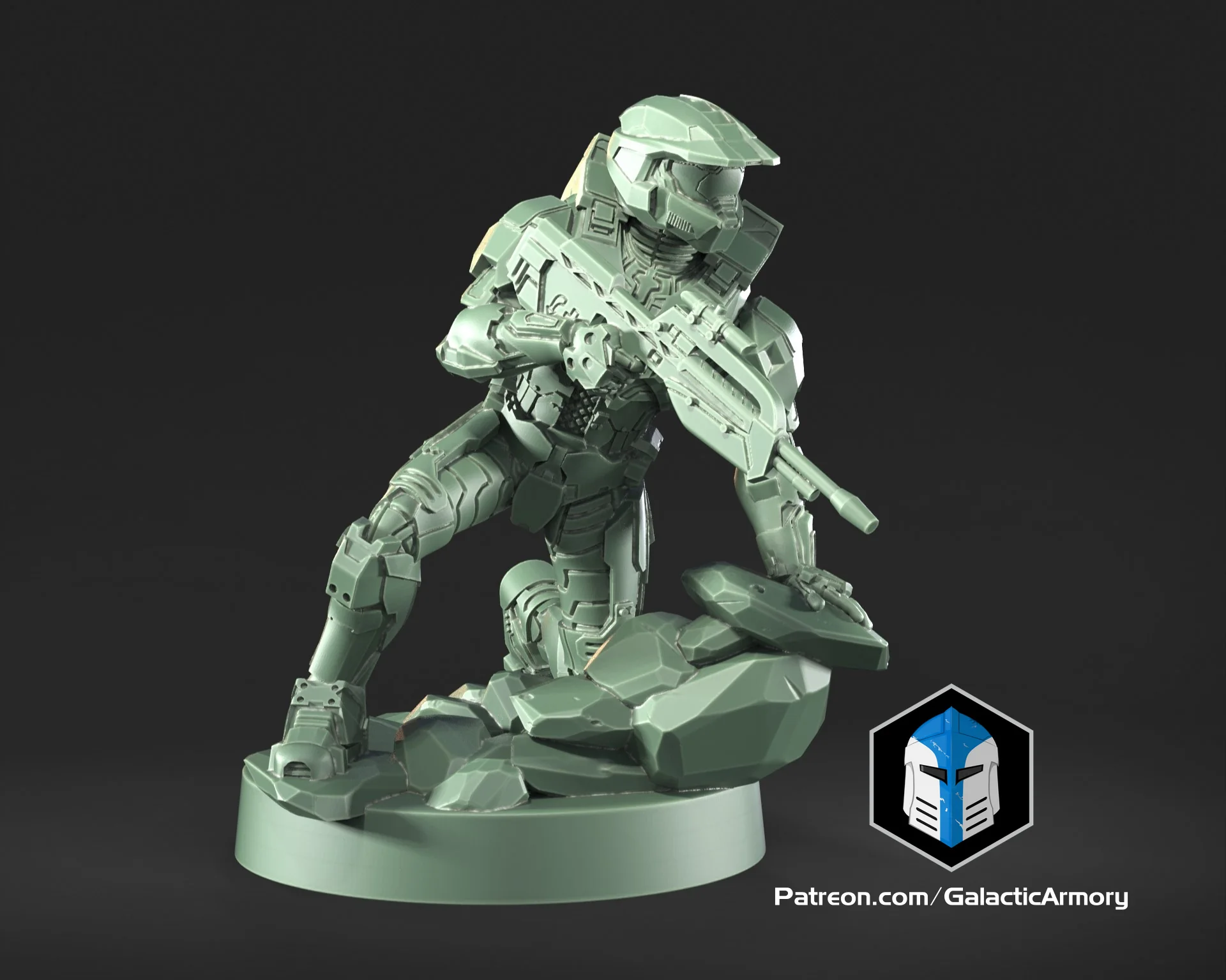 1:48 Scale Master Chief Miniatures - 3D Print Files - Image 10