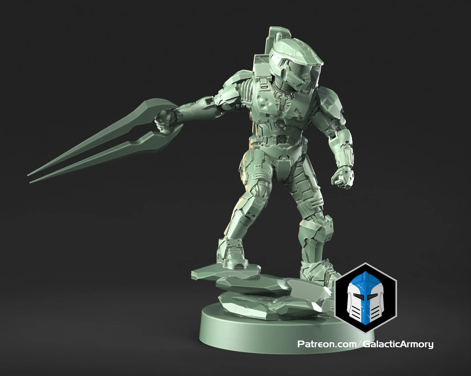 1:48 Scale Master Chief Miniatures - 3D Print Files - Image 7