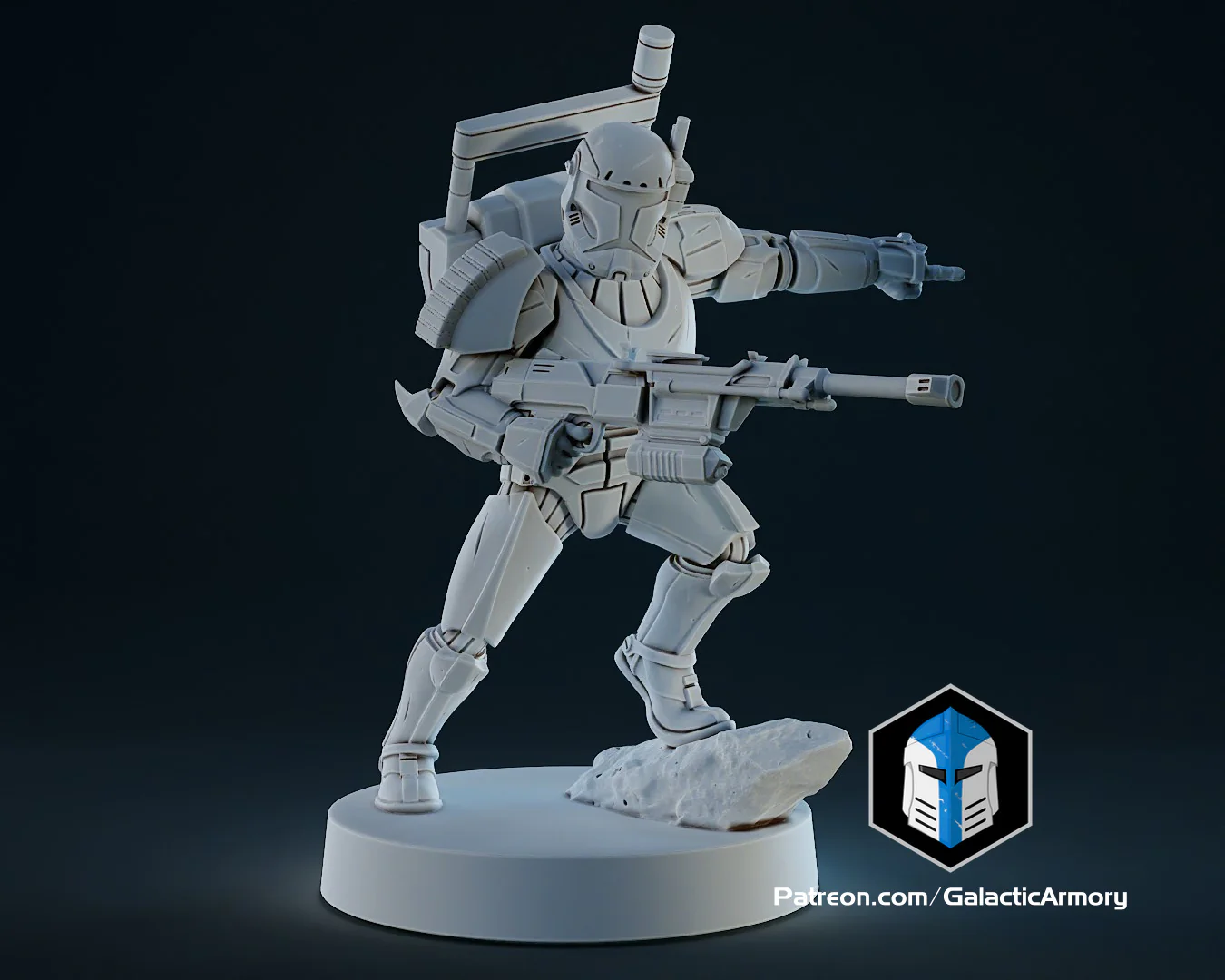 1:48 Scale Republic Commando Miniatures - 3D Print Files - Image 15