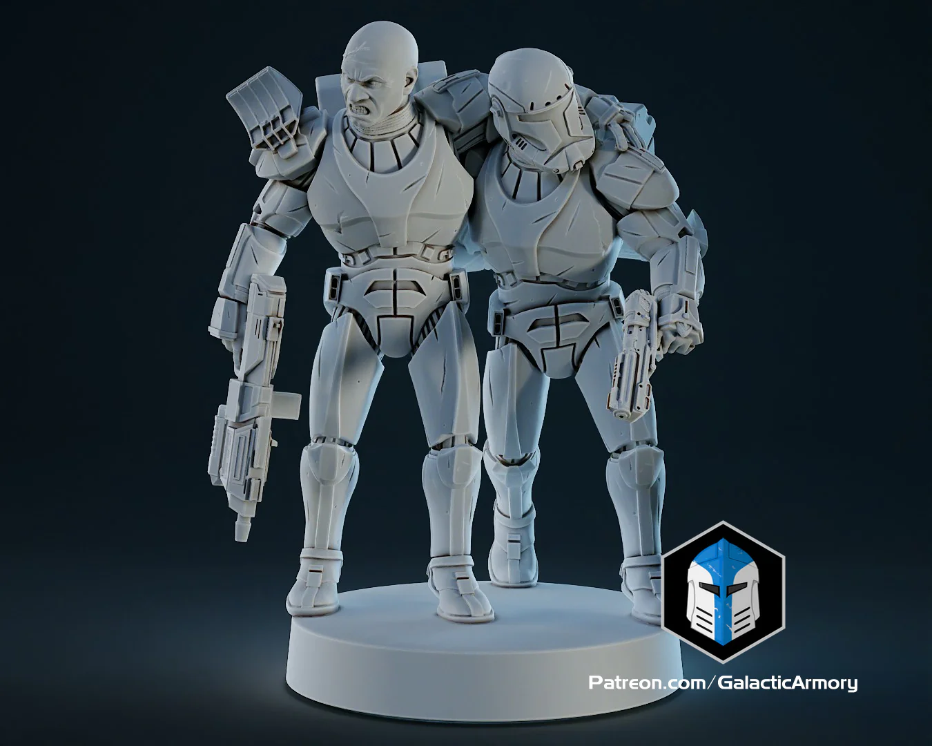 1:48 Scale Republic Commando Miniatures - 3D Print Files - Image 17