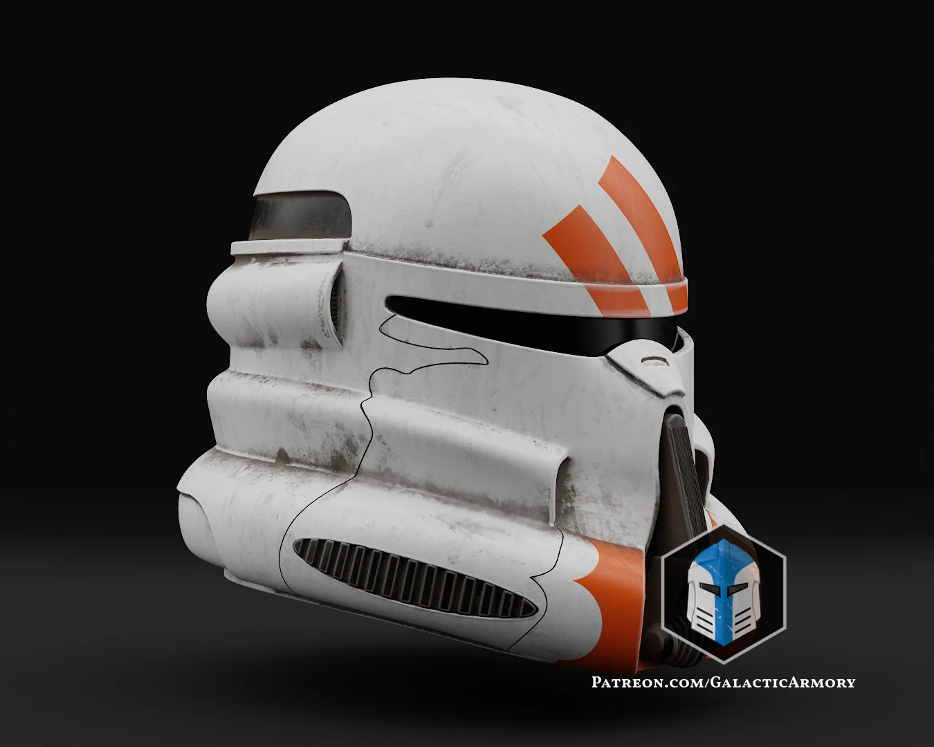Airborne Clone Trooper Helmet - 3D Print Files - Image 11