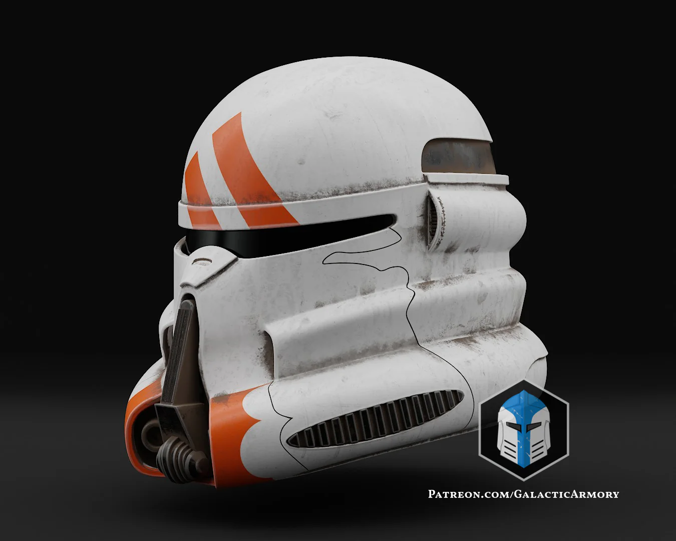 Airborne Clone Trooper Helmet - 3D Print Files - Image 5