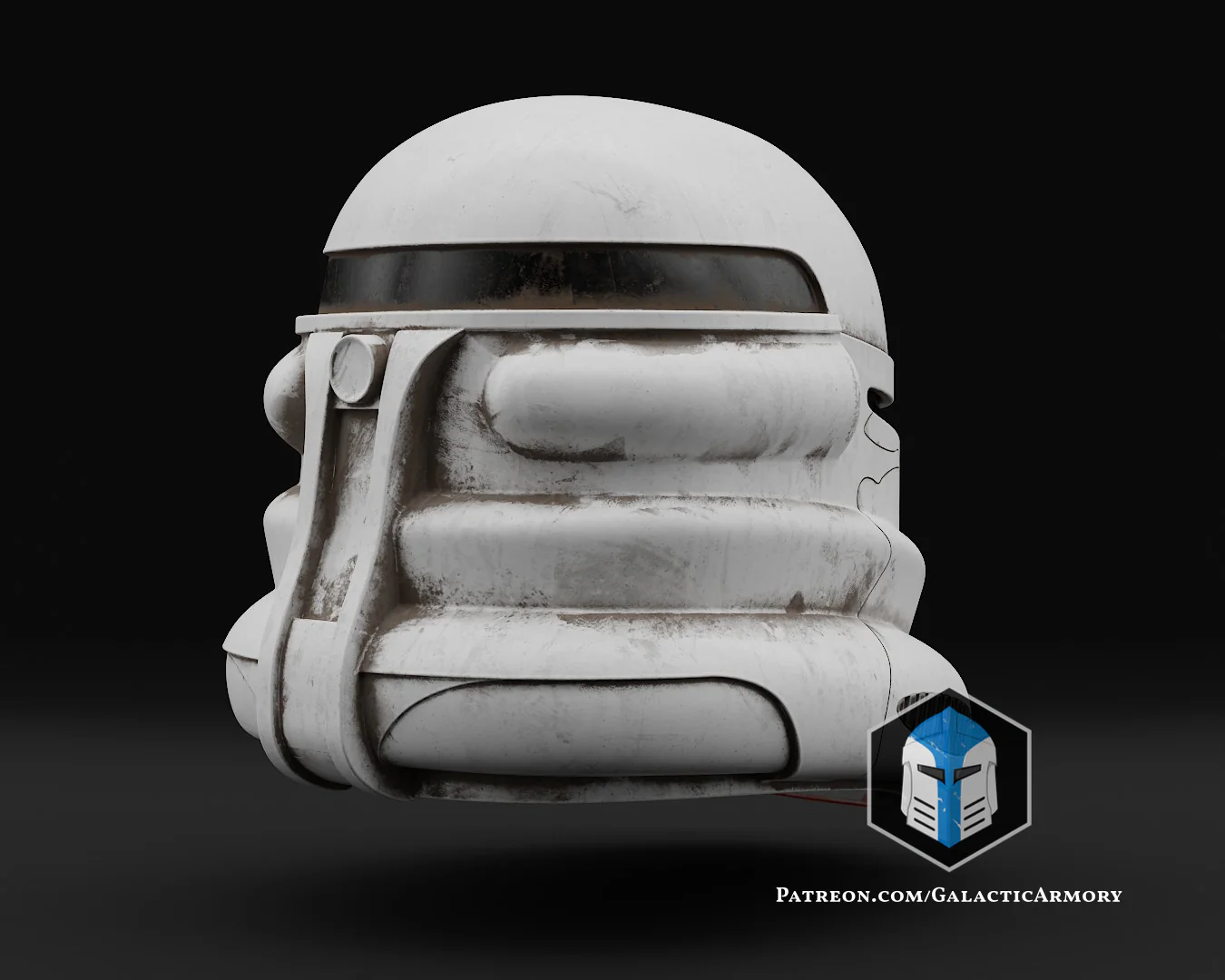 Airborne Clone Trooper Helmet - 3D Print Files - Image 9