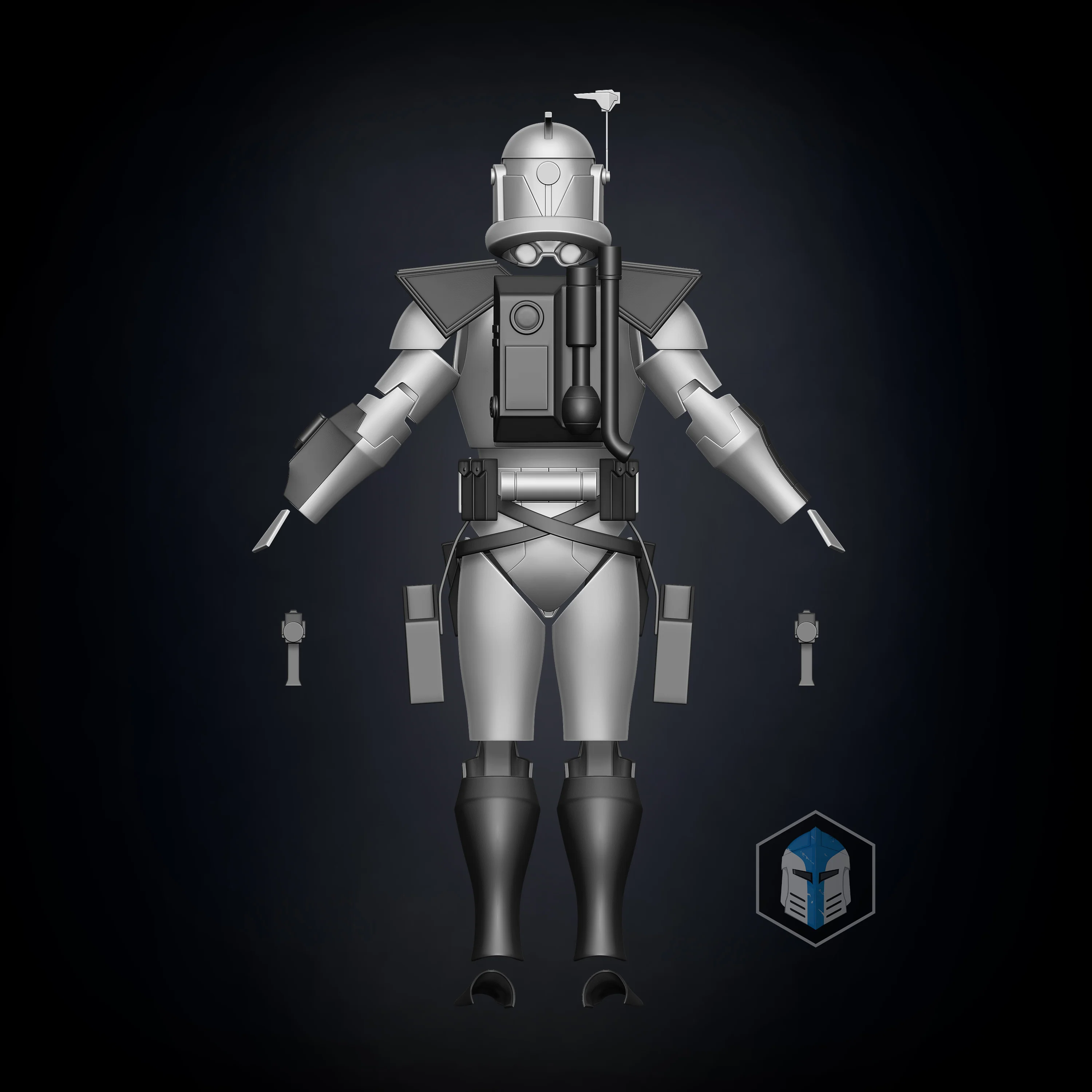 Animated ARC Trooper Armor Accessories - 3D Print Files - Image 5