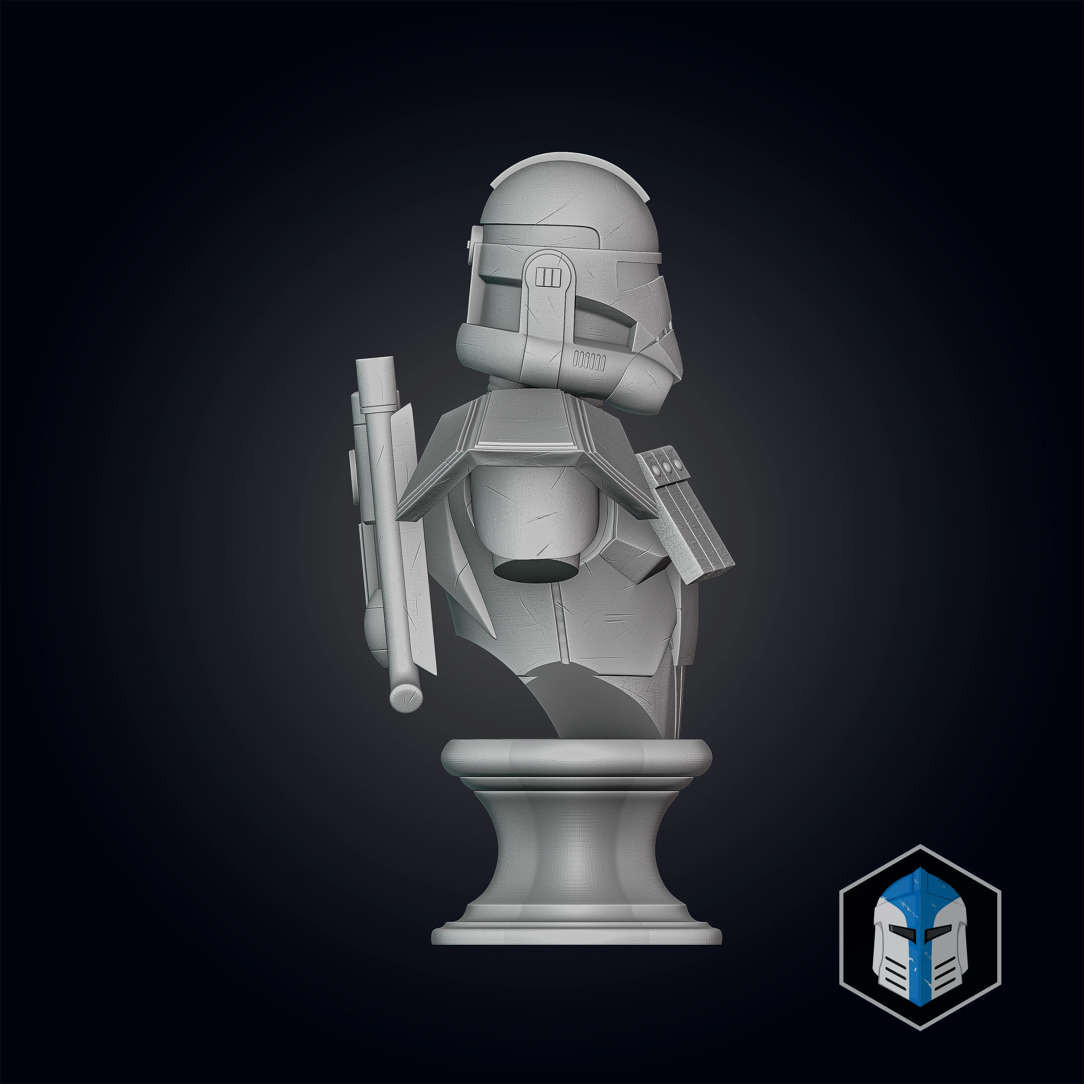 Animated ARC Trooper Bust - 3D Print Files - Image 3