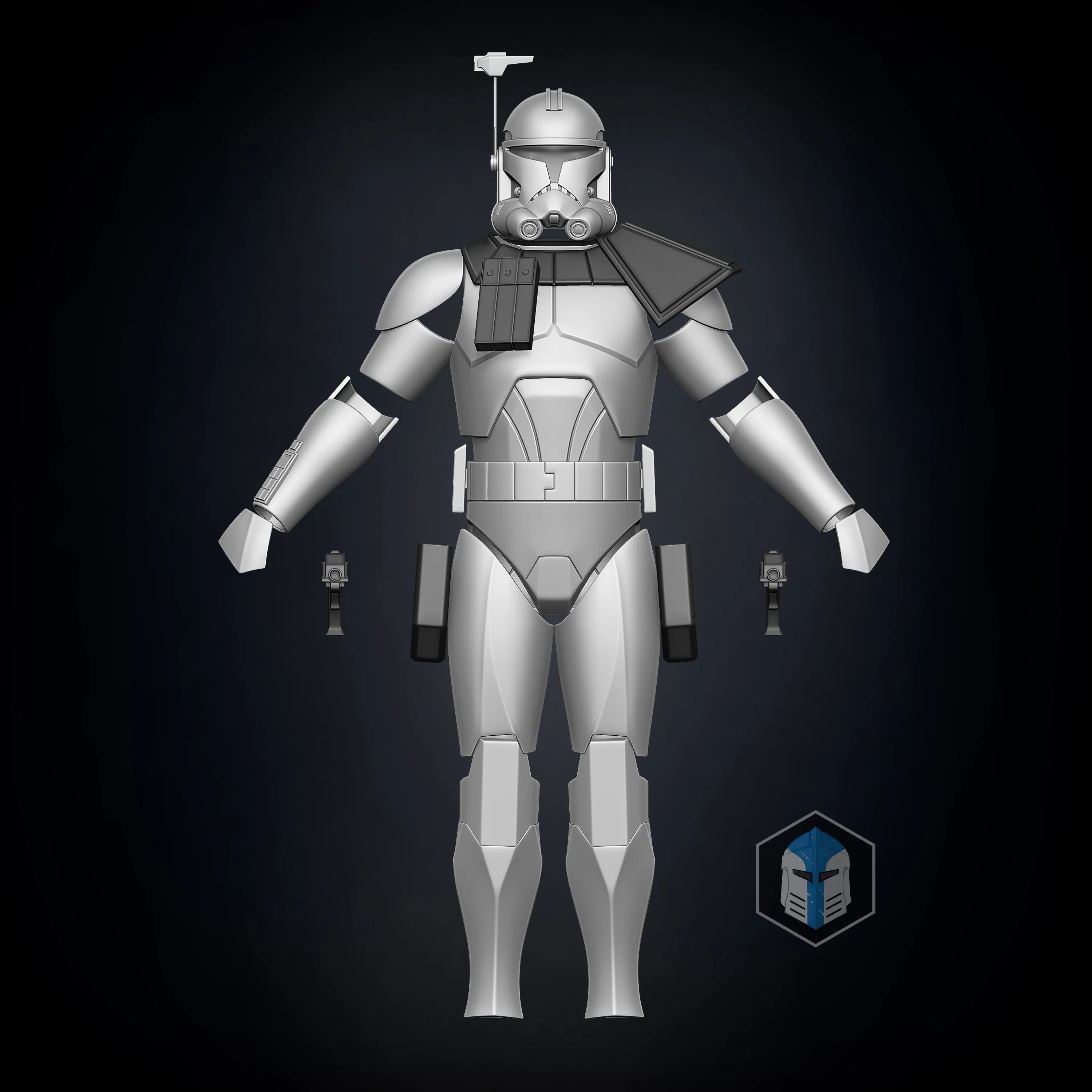Animated Captain Rex Armor Accessories - 3D Print Files - Image 3
