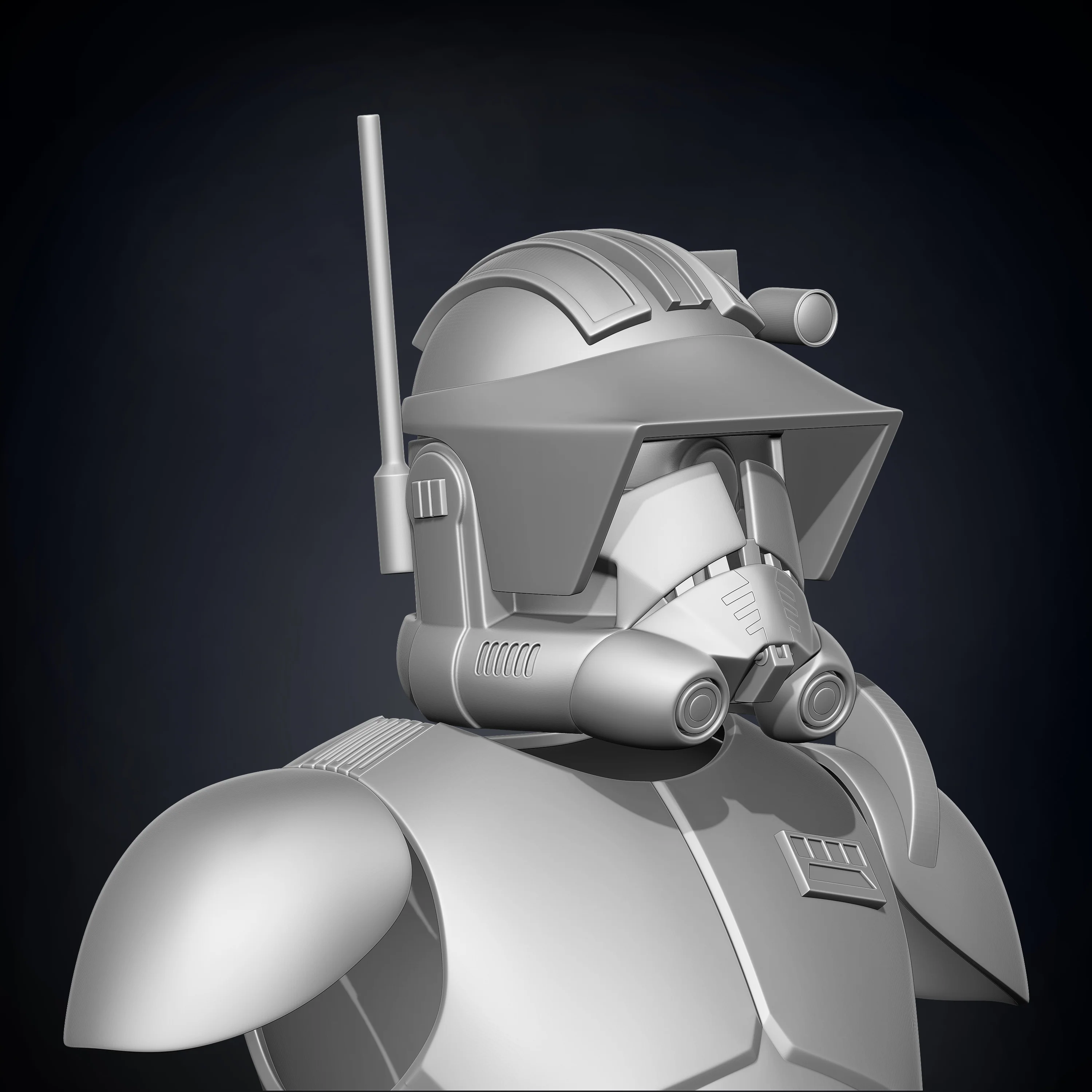 Animated Commander Cody Armor Accessories - 3D Print Files - Image 3
