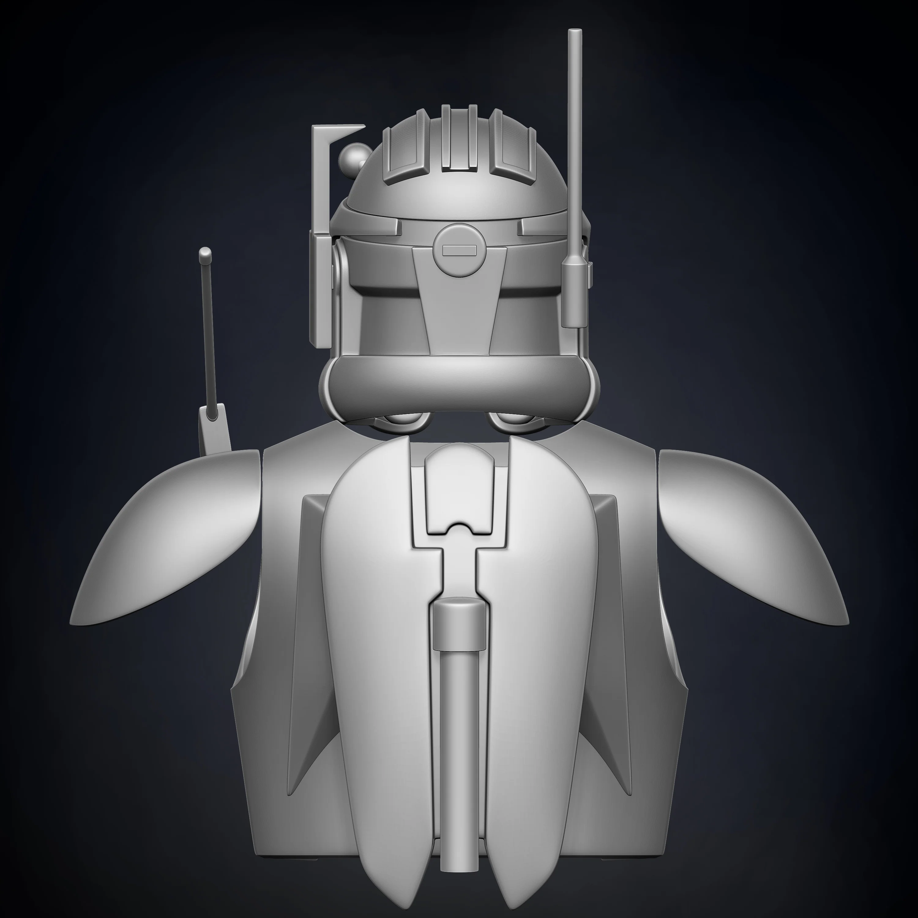 Animated Commander Cody Armor Accessories - 3D Print Files - Image 6