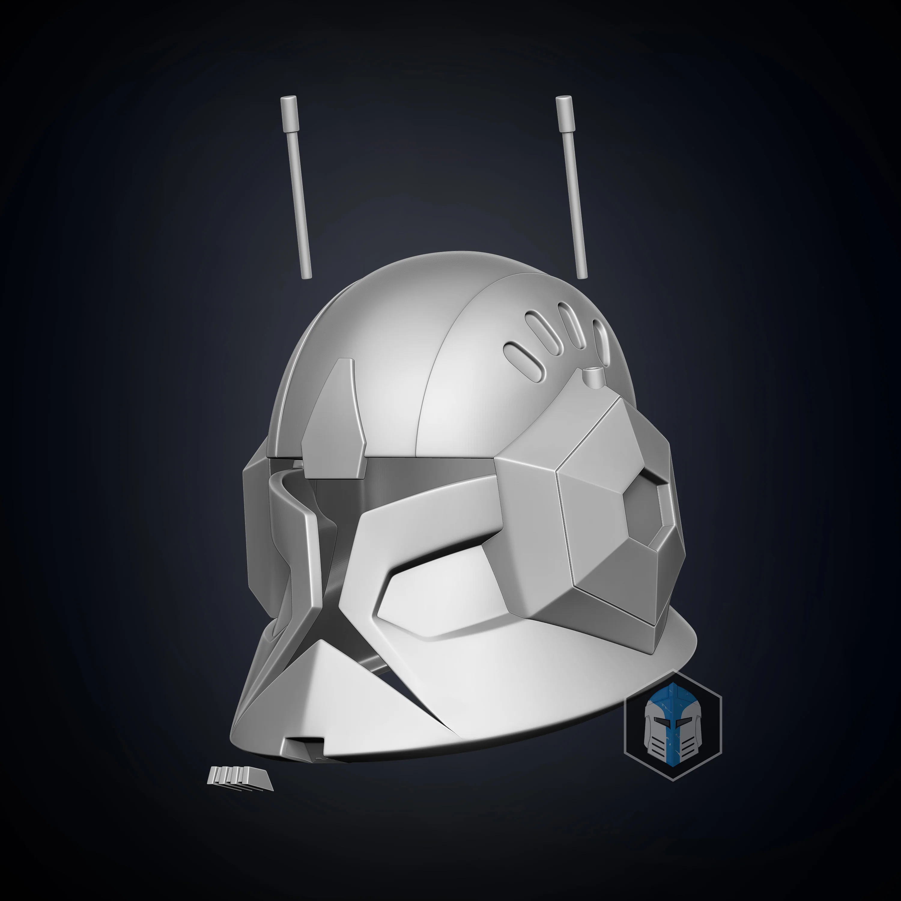 Animated Spec Ops Clone Trooper Helmet - 3D Print Files - Image 6