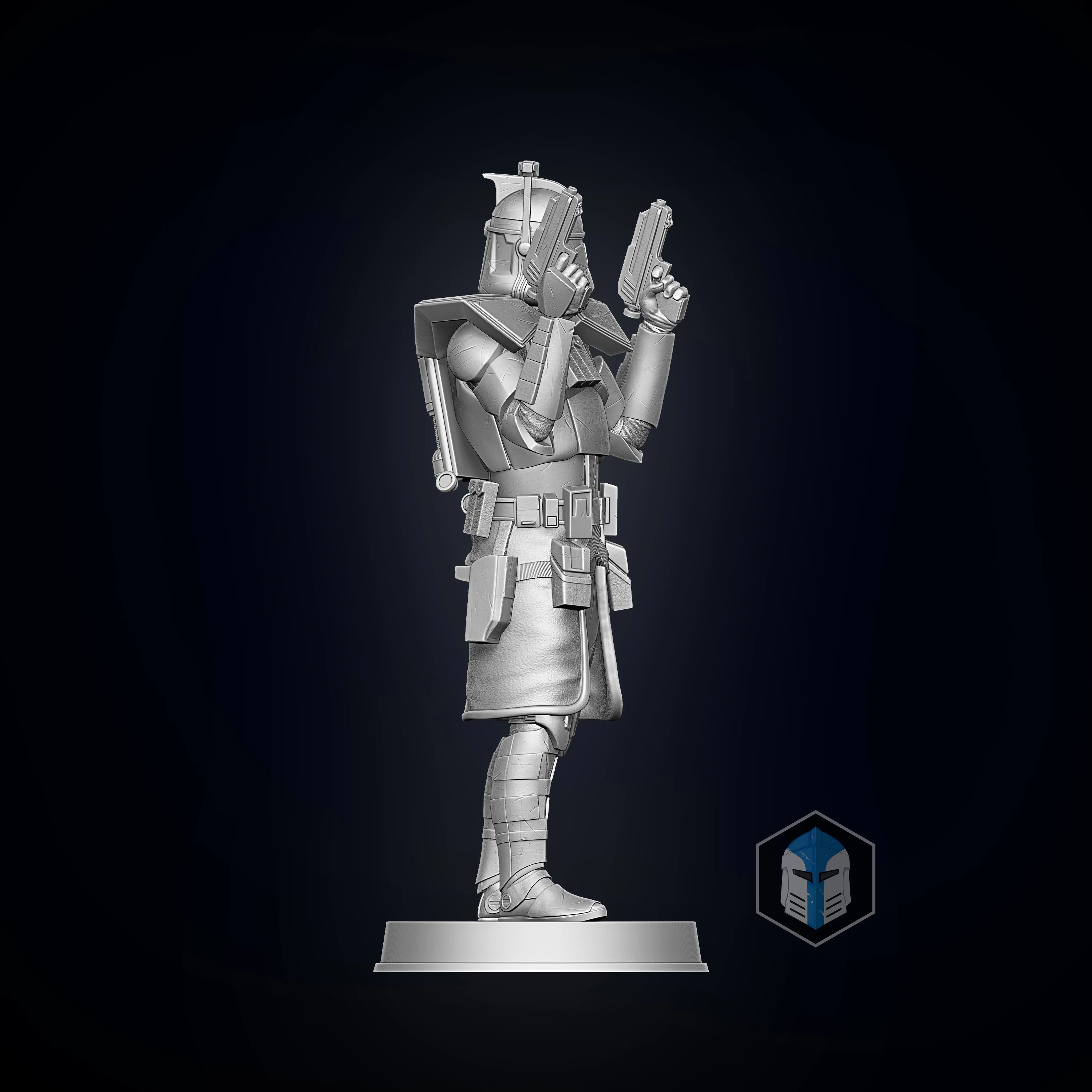 ARC Trooper Figurine - Pose 1 - 3D Print Files - Image 3
