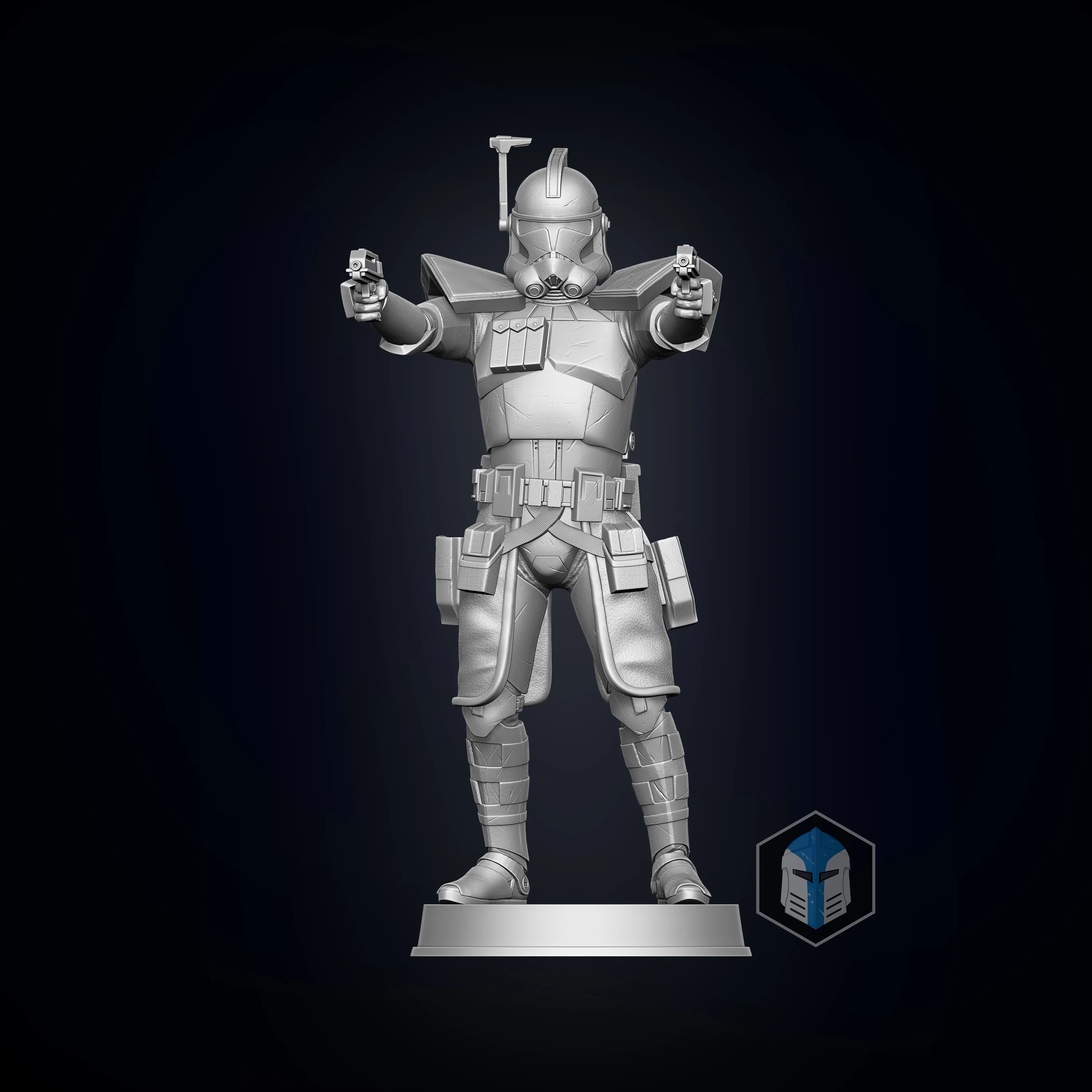 ARC Trooper Figurine - Pose 2 - 3D Print Files - Image 3