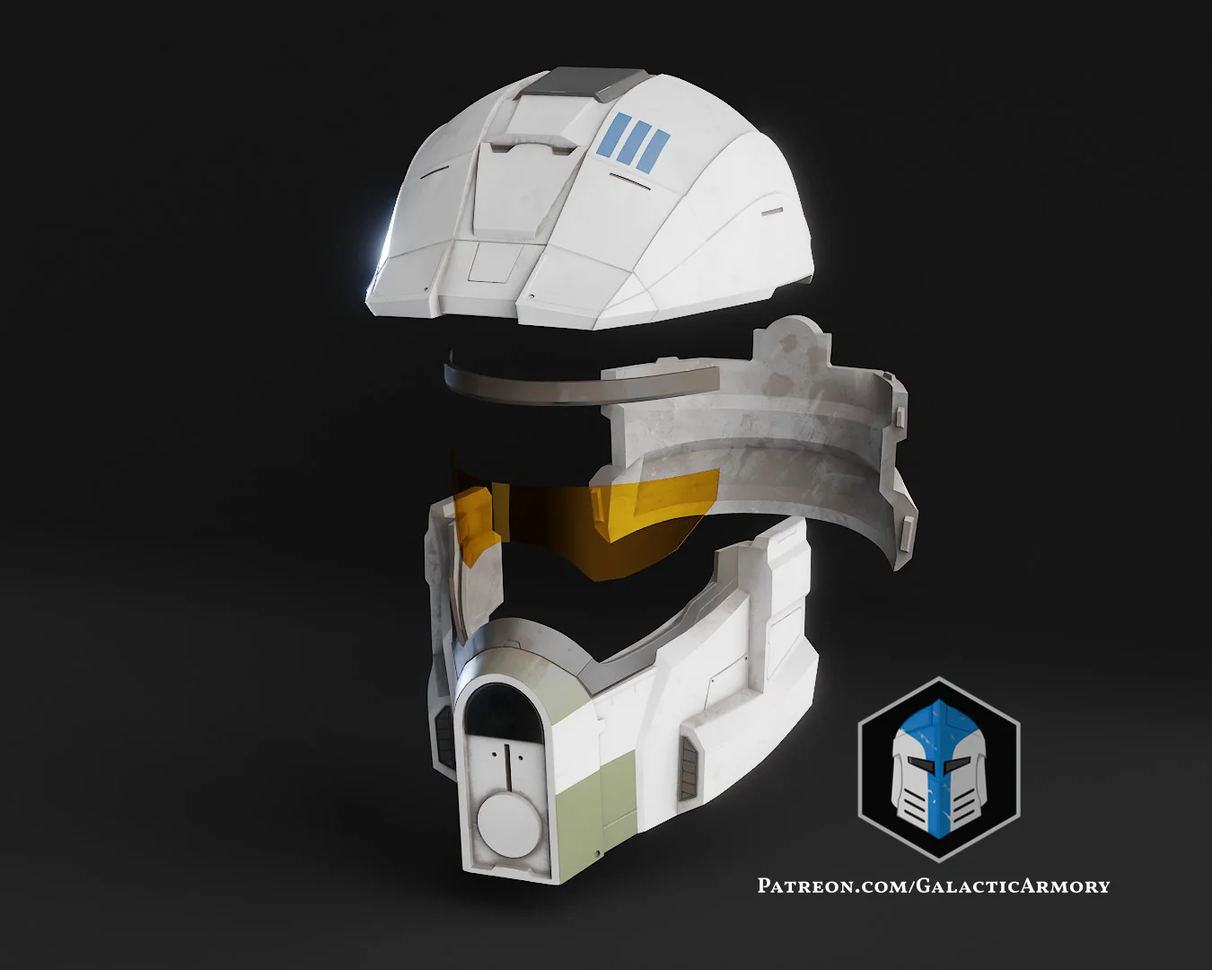 ARF Spartan Mashup Helmet - 3D Print Files - Image 4