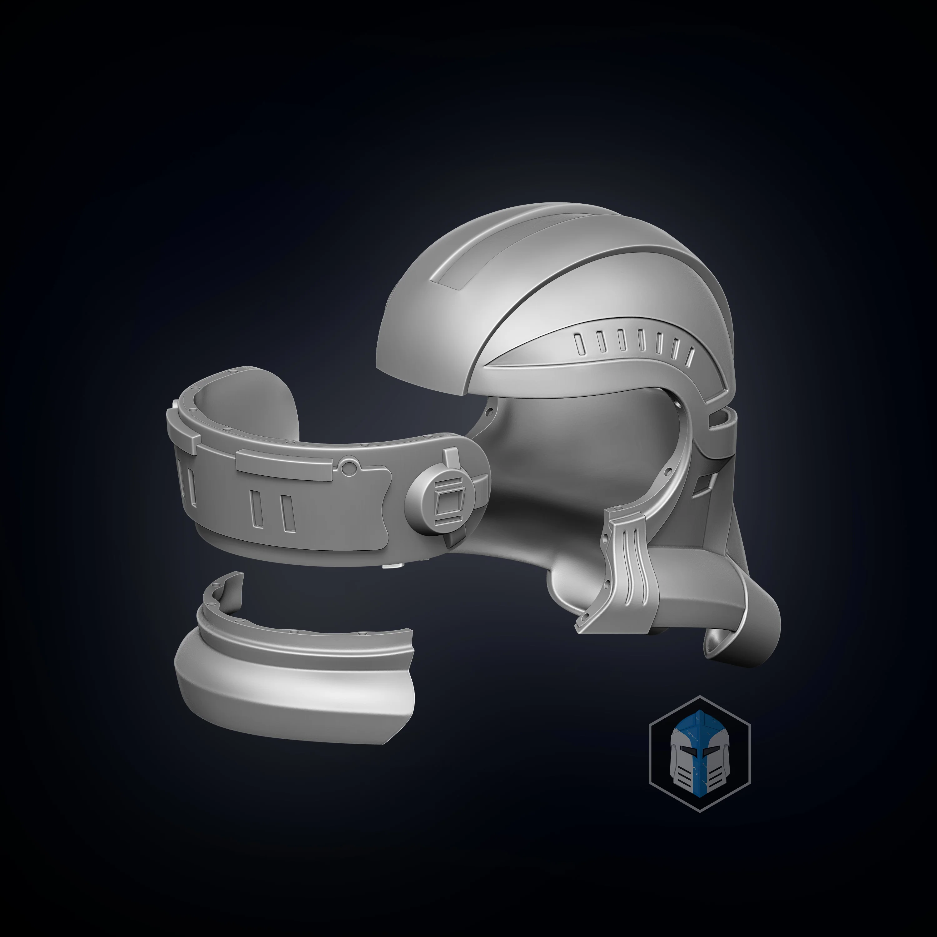 Bad Batch Echo Helmet - 3D Print Files - Image 12