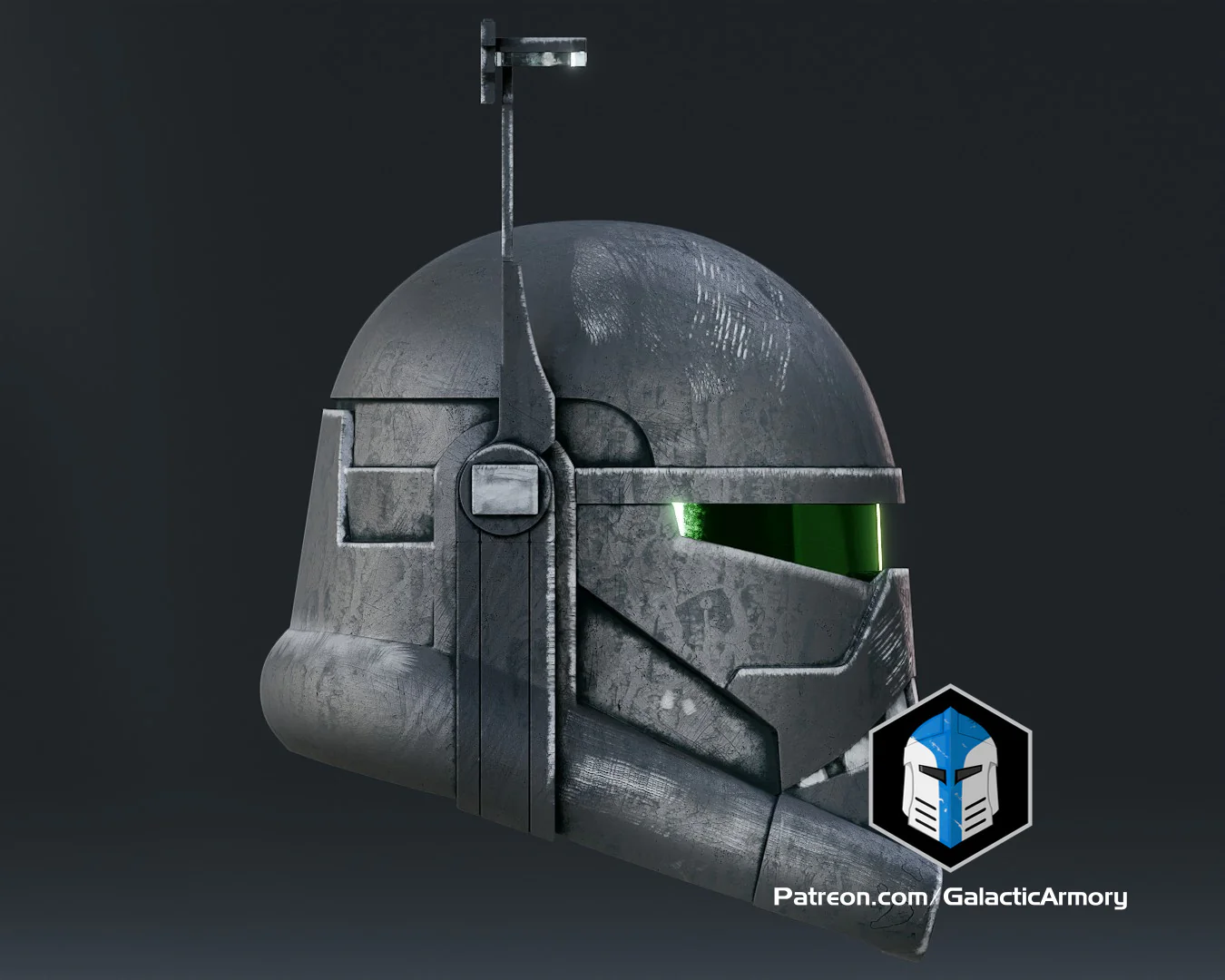 Bad Batch Imperial Crosshair Helmet - 3D Print Files - Image 11