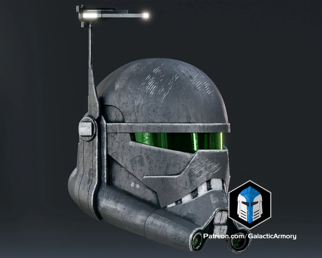 Bad Batch Imperial Crosshair Helmet - 3D Print Files - Image 12