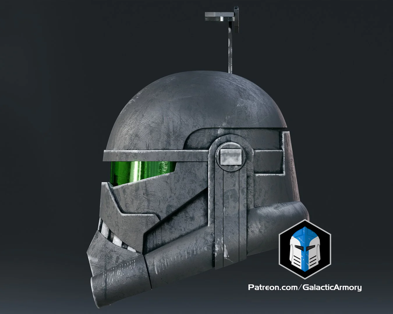 Bad Batch Imperial Crosshair Helmet - 3D Print Files - Image 7