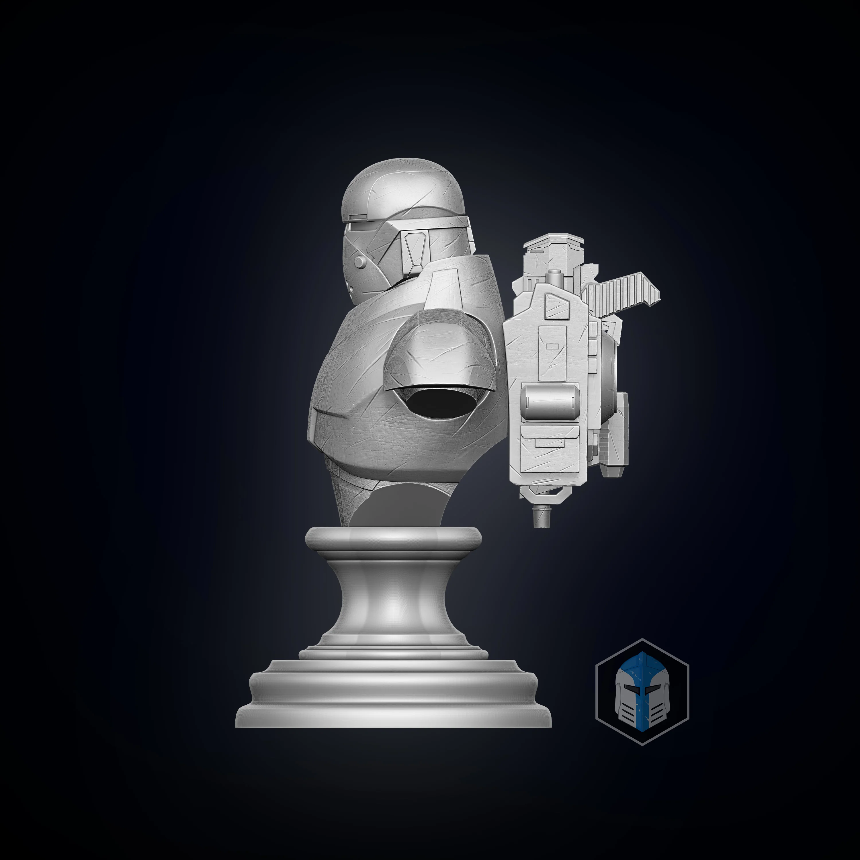 Bad Batch Wrecker Bust - 3D Print Files - Image 4