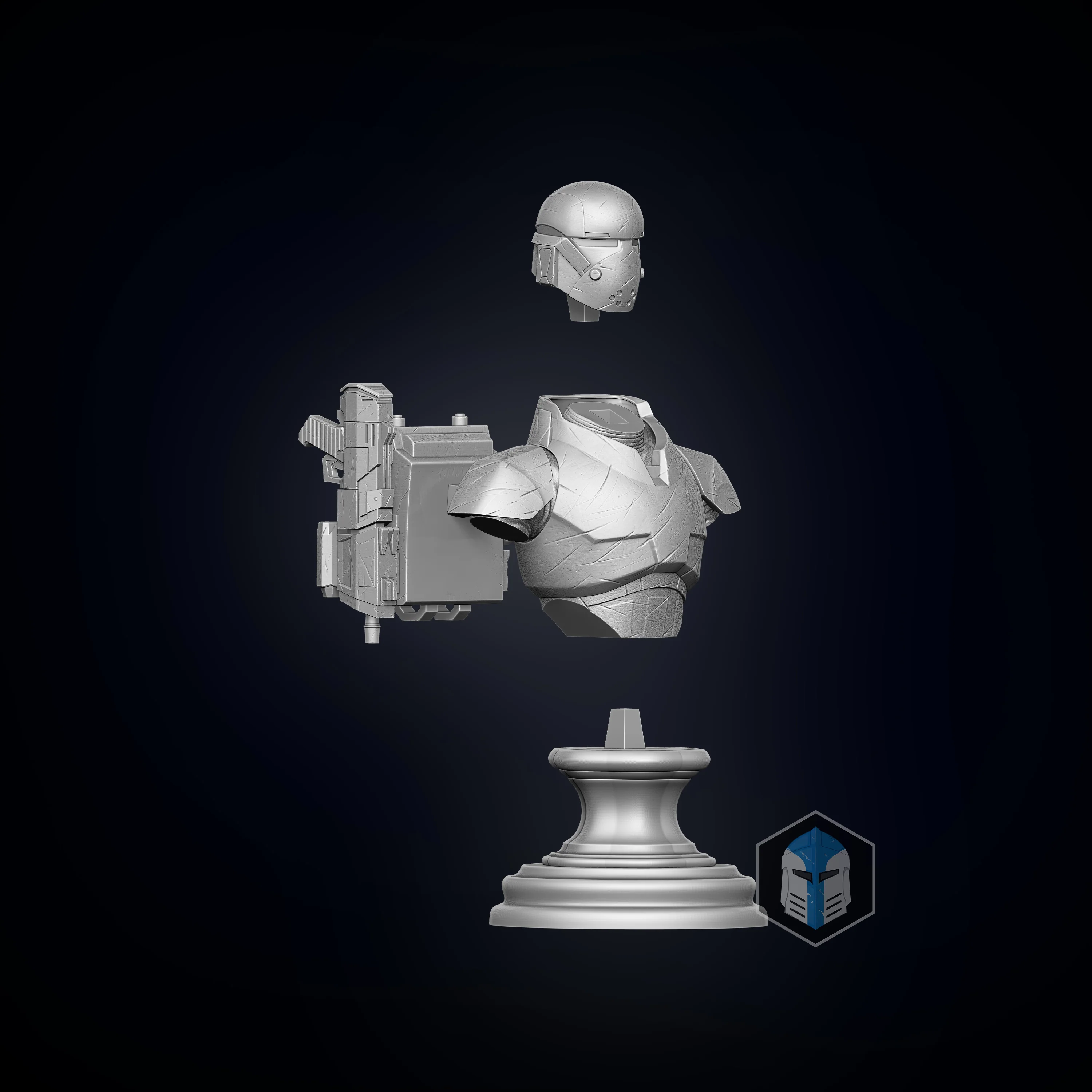 Bad Batch Wrecker Bust - 3D Print Files - Image 7