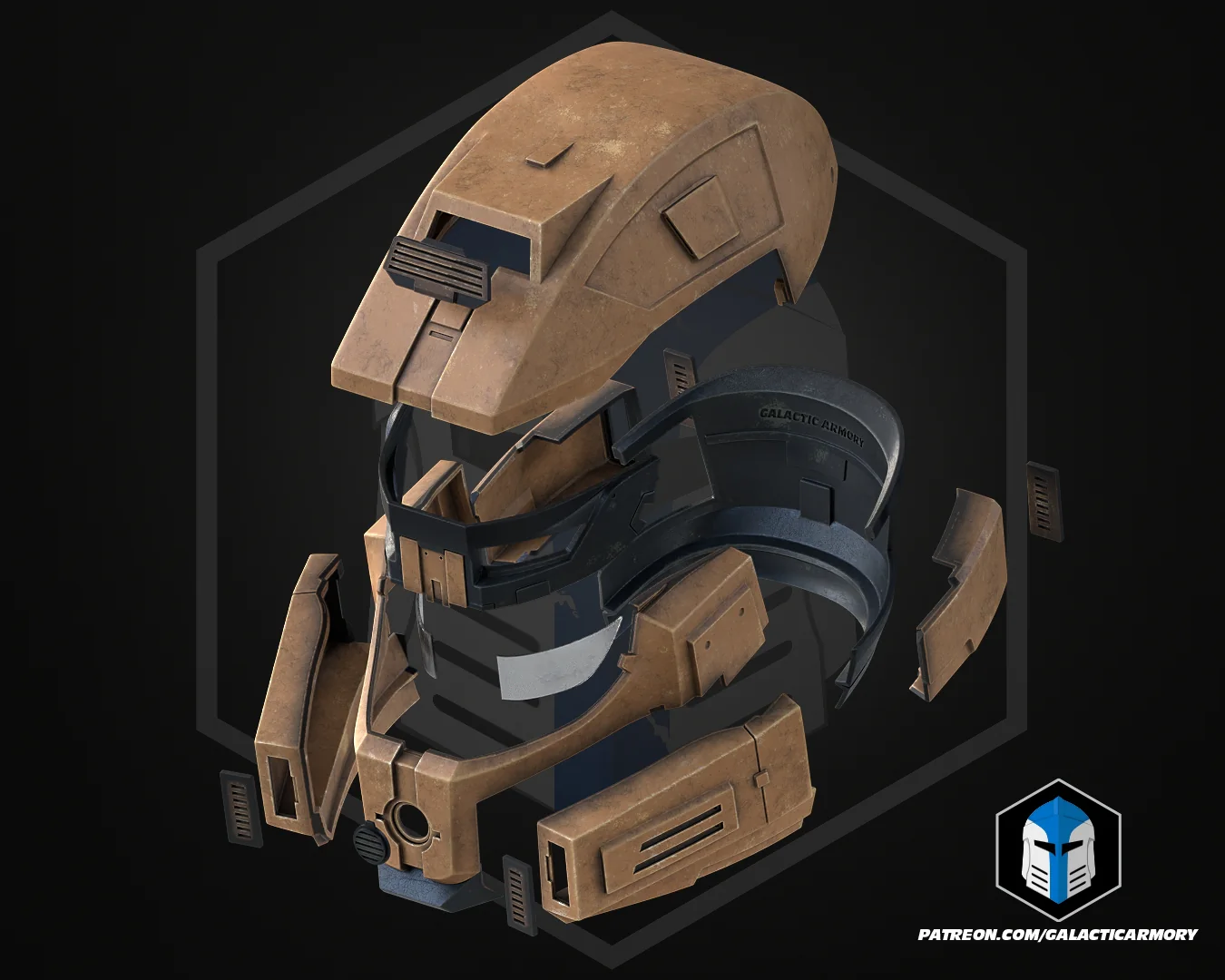 Bionicle Spartan Mashup - Pohatu - 3D Print Files - Image 4