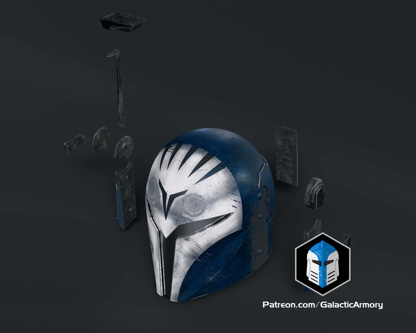 Bo Katan Helmet - 3D Print Files - Image 6