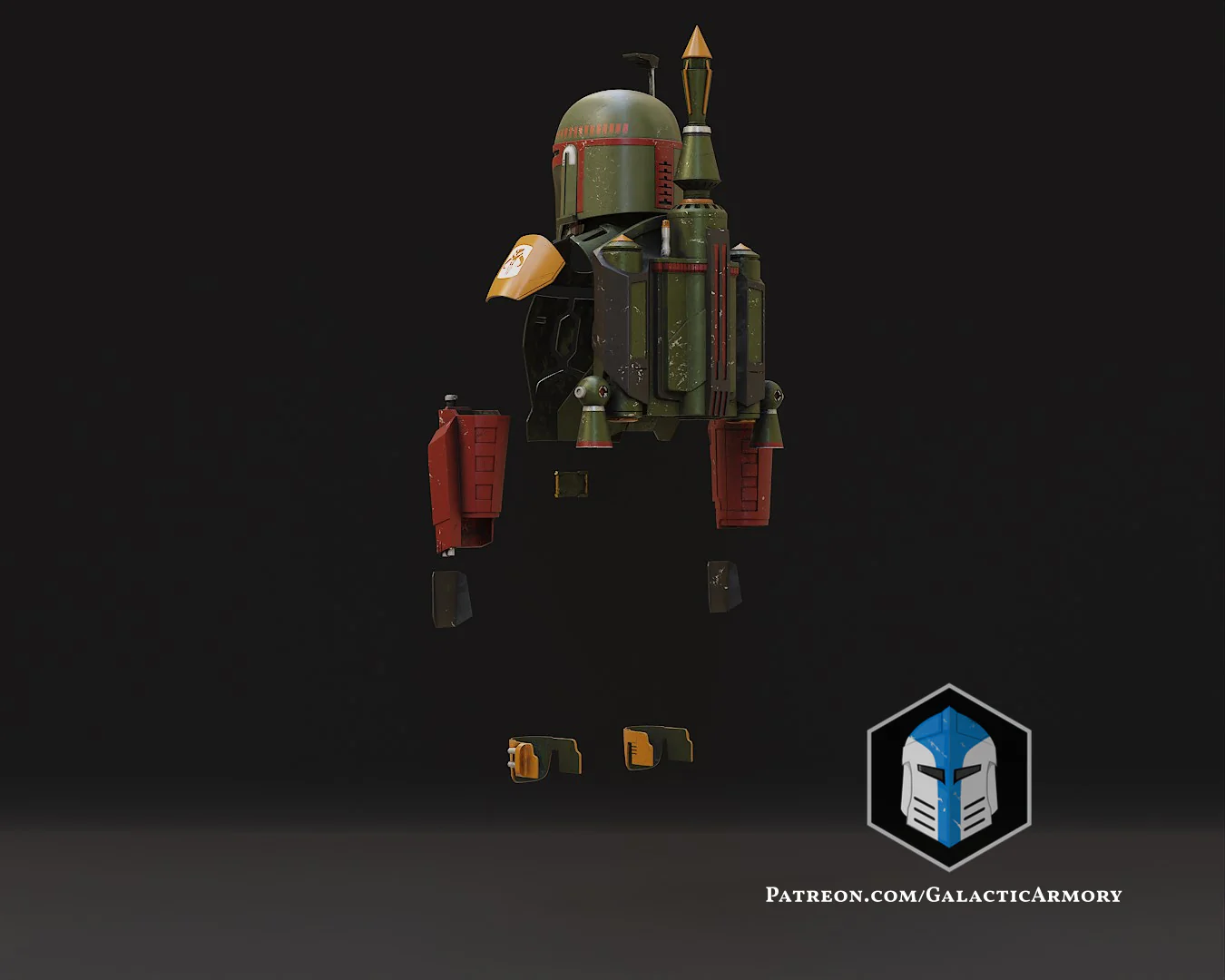 Boba Fett Armor - 3D Print Files - Image 5
