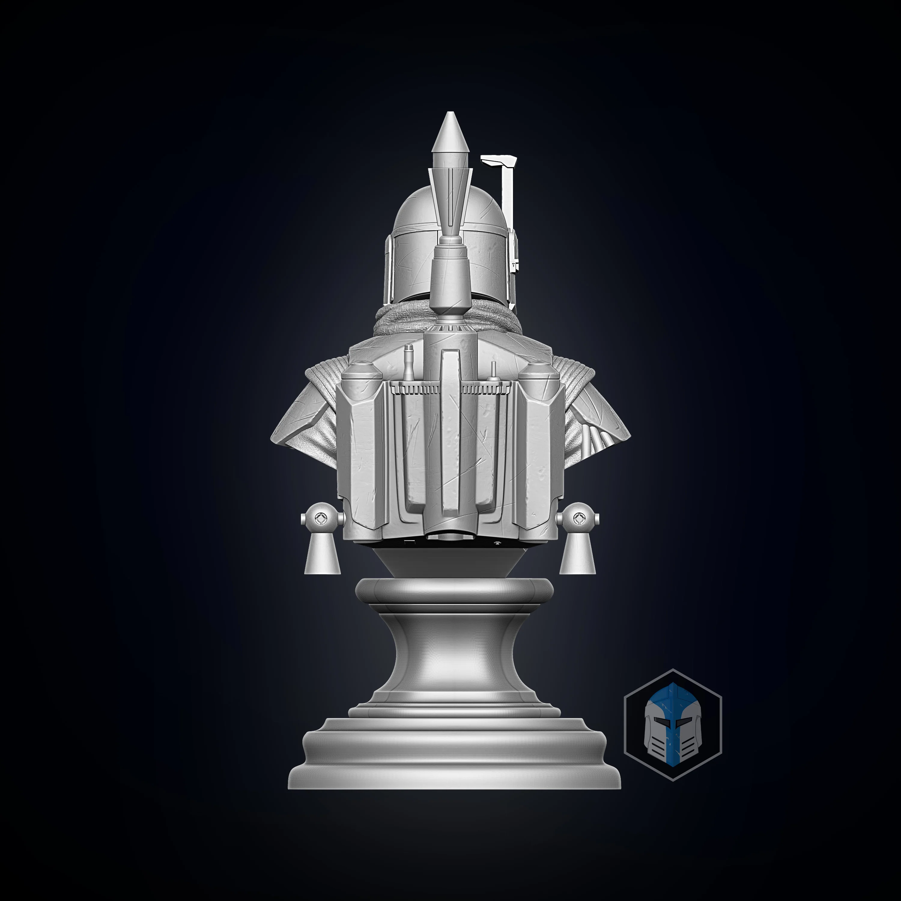 Boba Fett Bust - 3D Print Files - Image 5