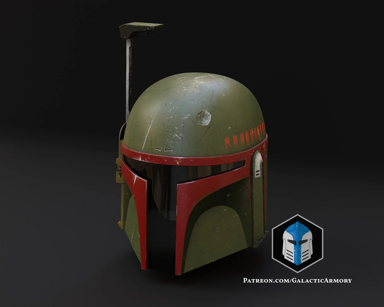 Boba Fett Helmet - 3D Print Files - Image 3