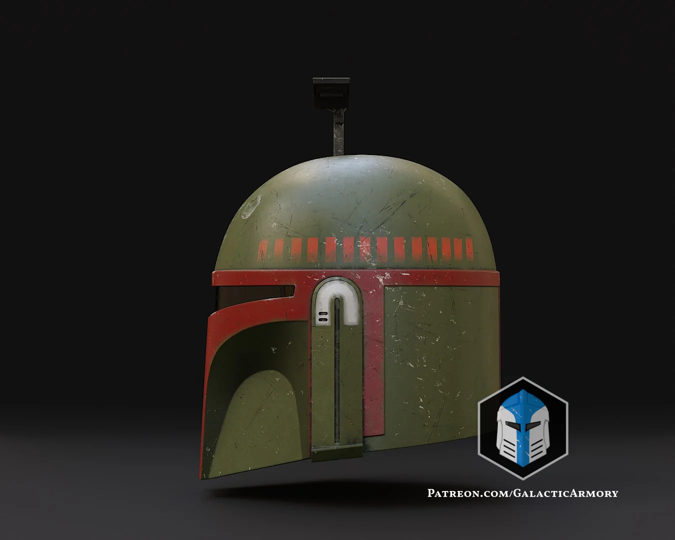 Boba Fett Helmet - 3D Print Files - Image 4