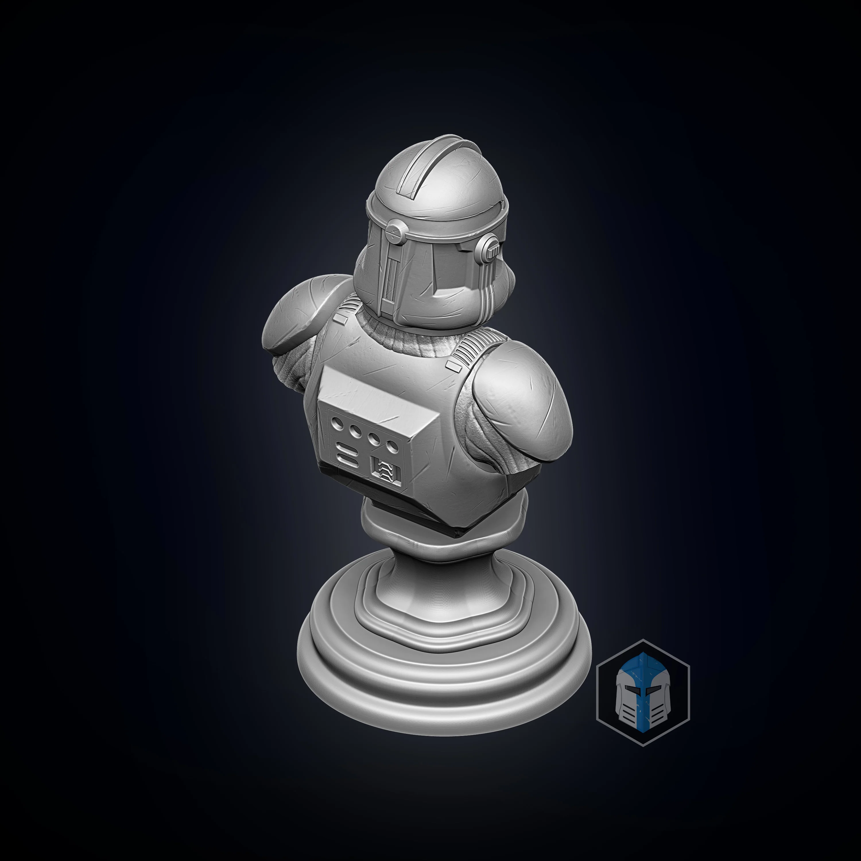 Clone Trooper Bust - 3D Print Files - Image 5