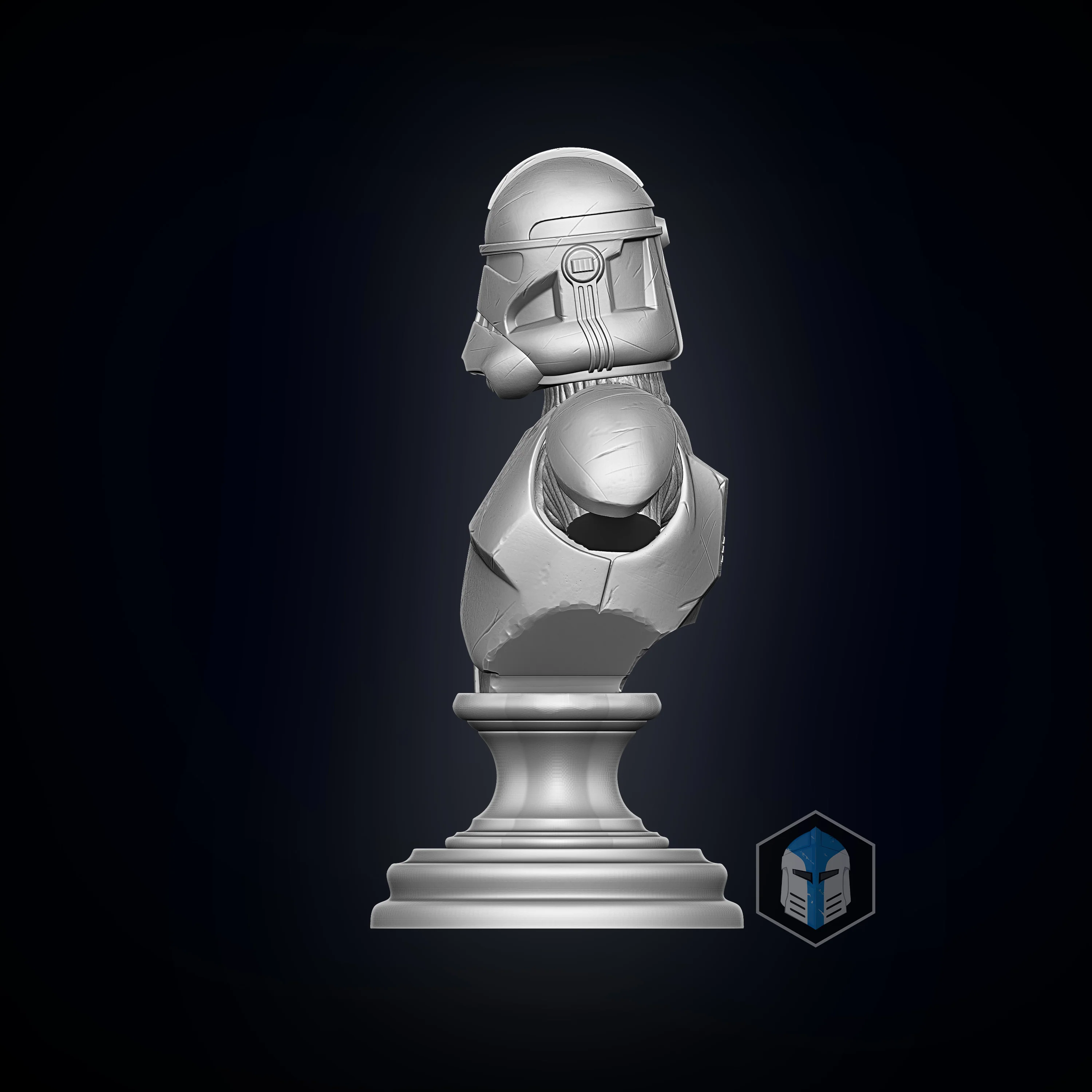 Clone Trooper Bust - 3D Print Files - Image 6