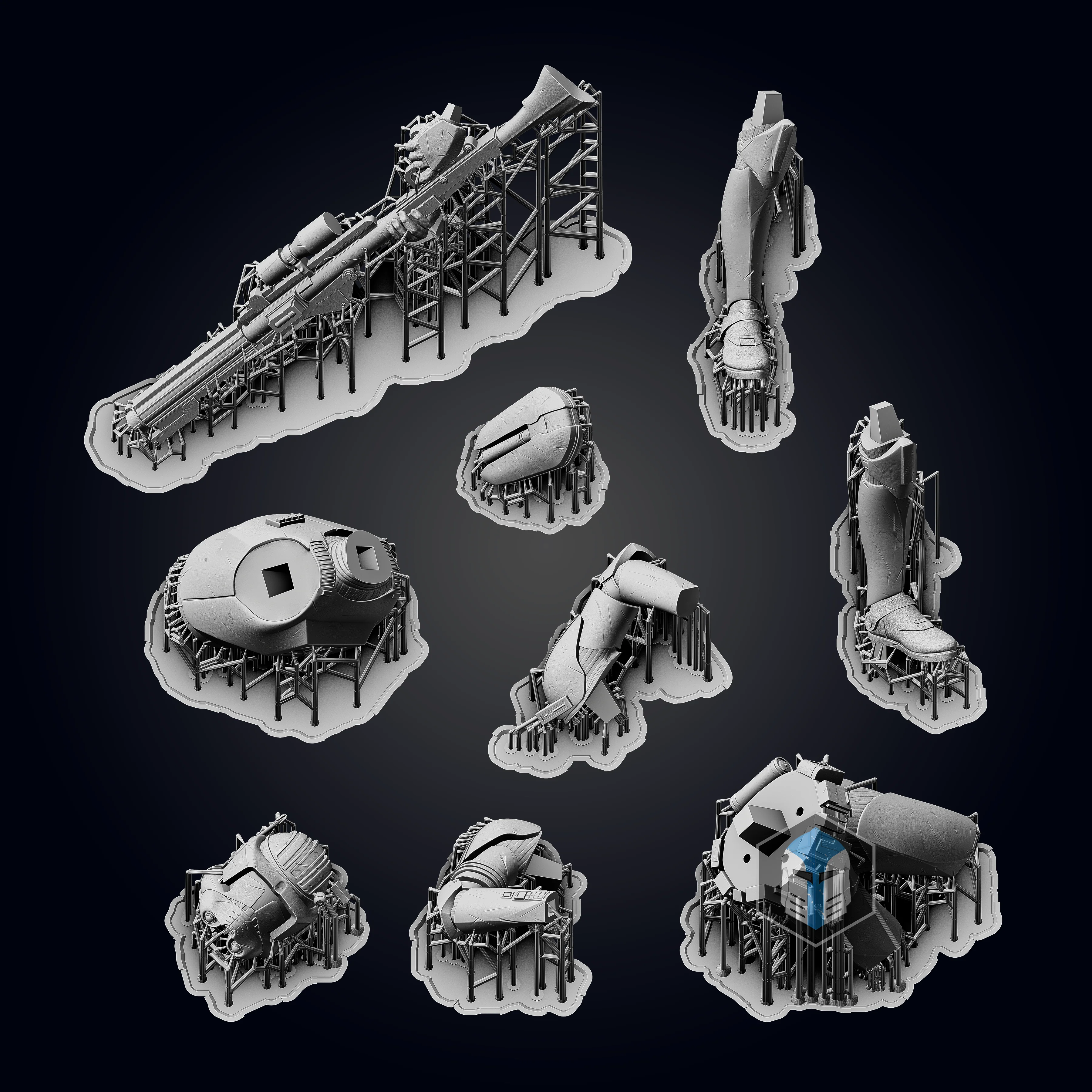 Commander Cody Figurine - Pose 1 - 3D Print Files - Image 10