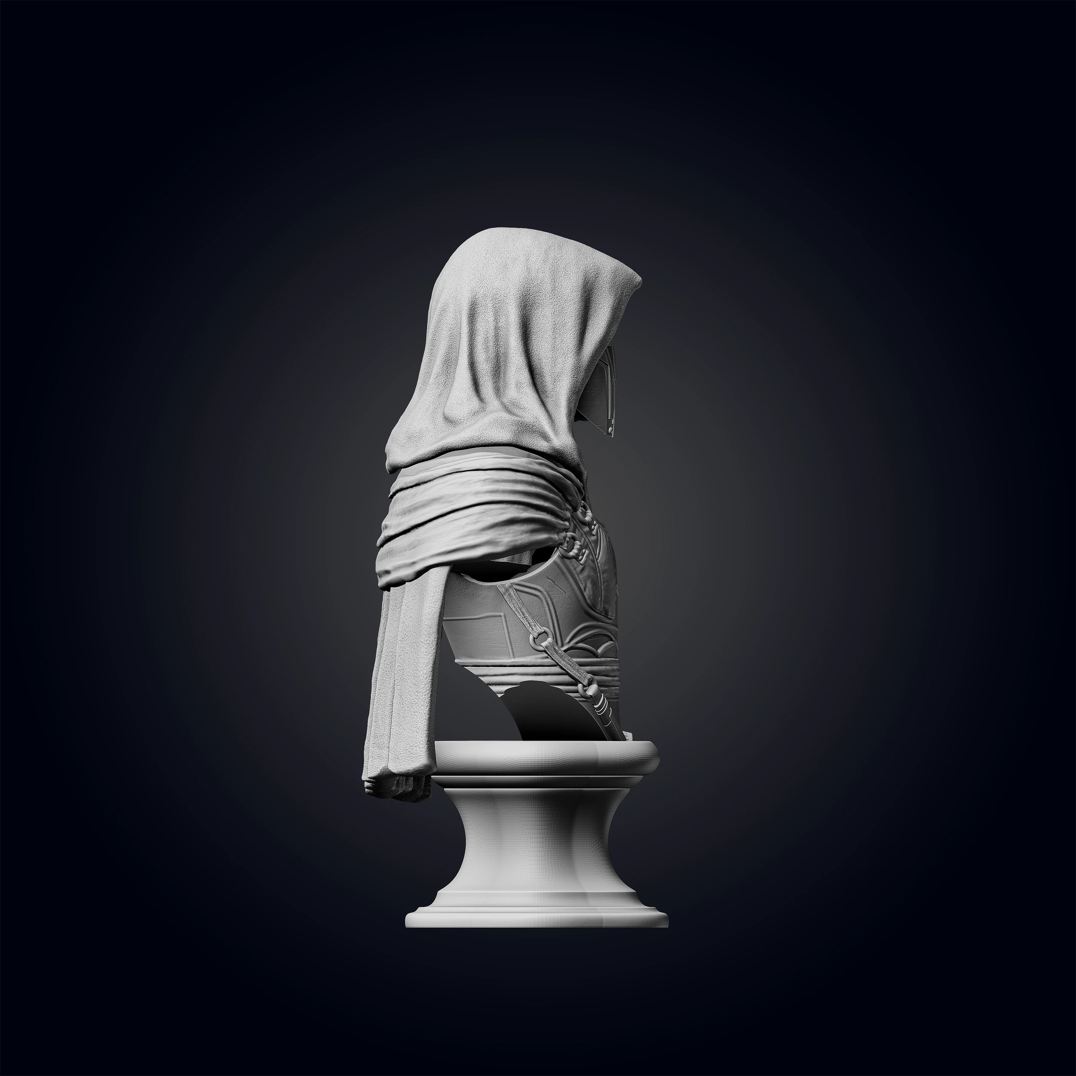 Darth Revan Bust - 3D Print Files - Image 3