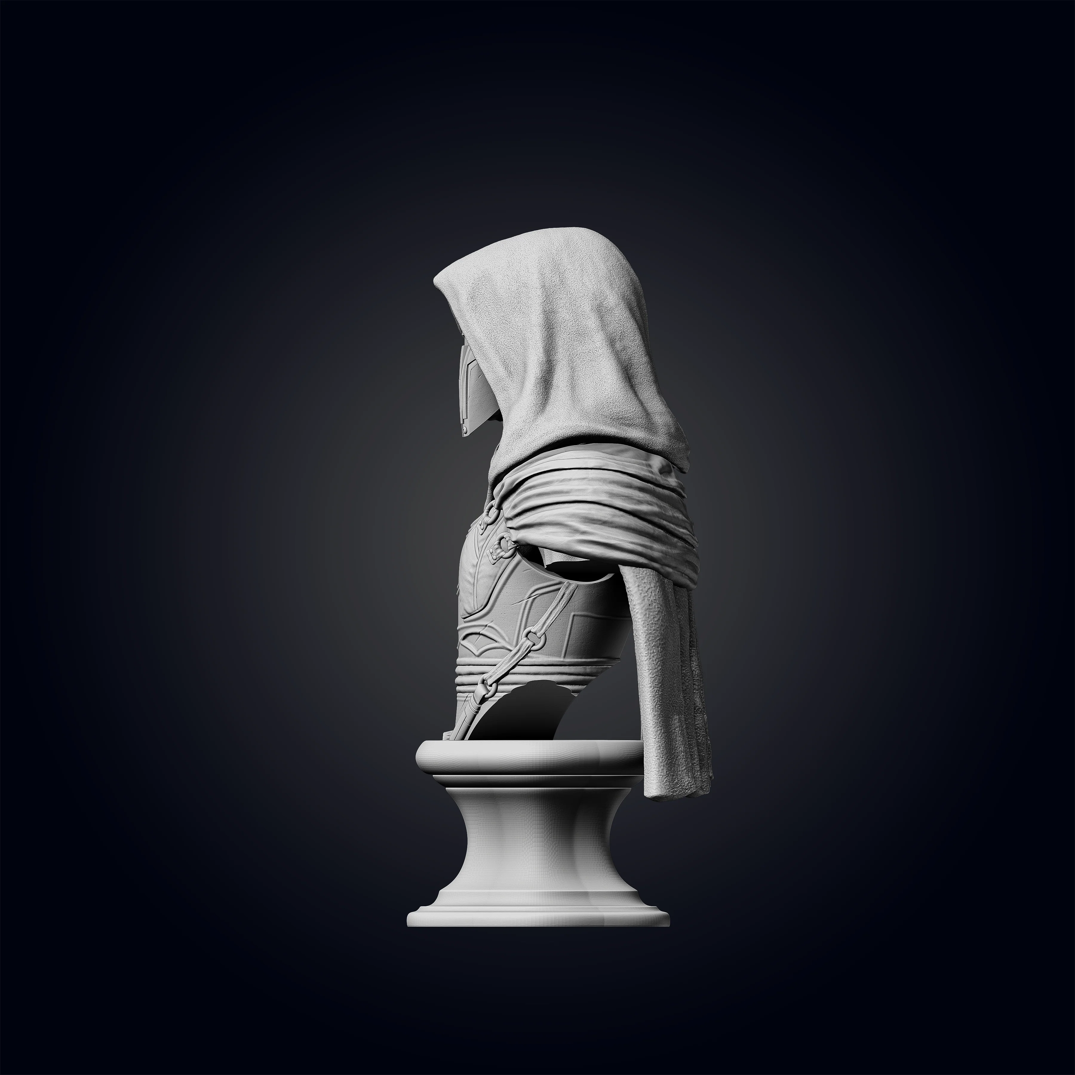 Darth Revan Bust - 3D Print Files - Image 7