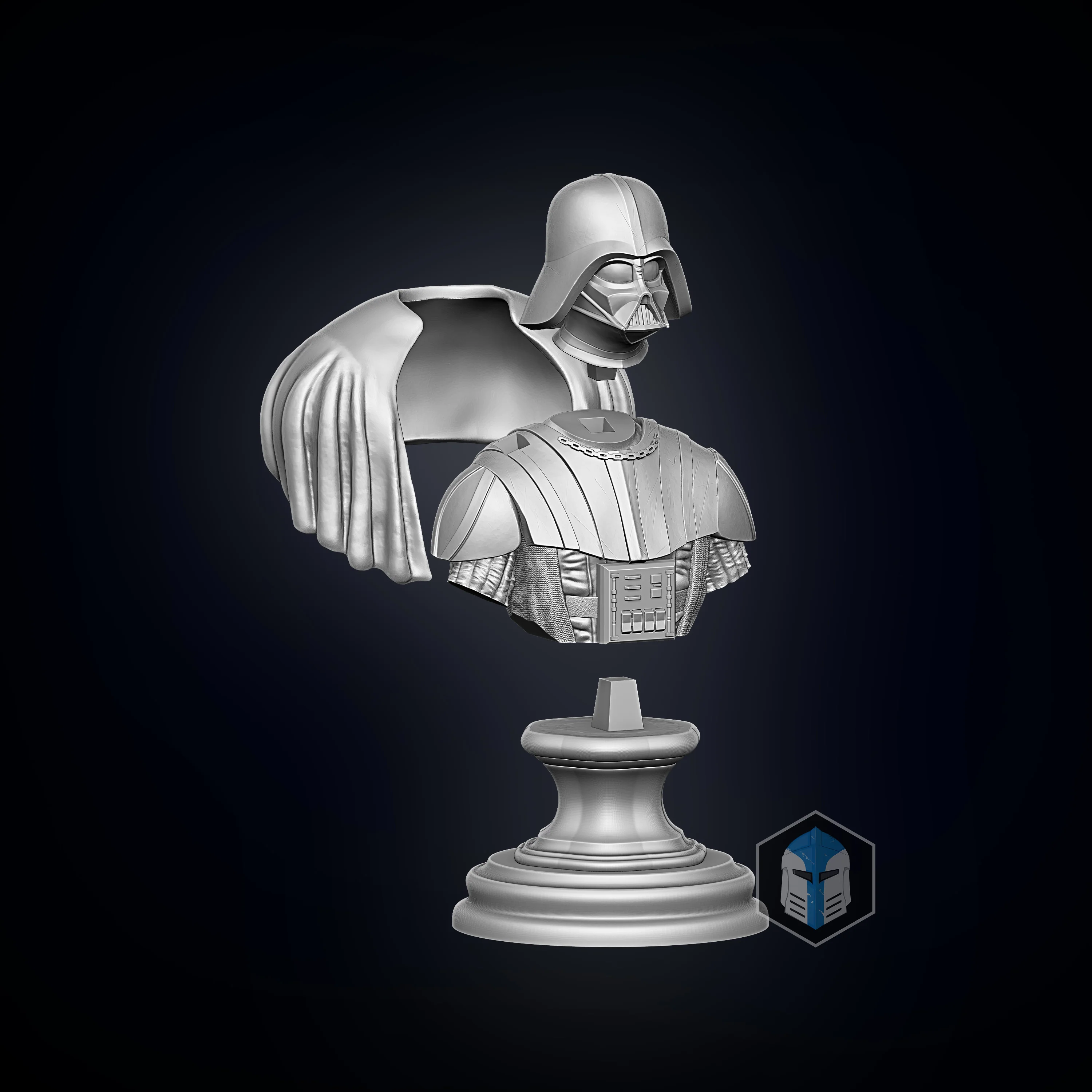 Darth Vader Bust - 3D Print Files - Image 7