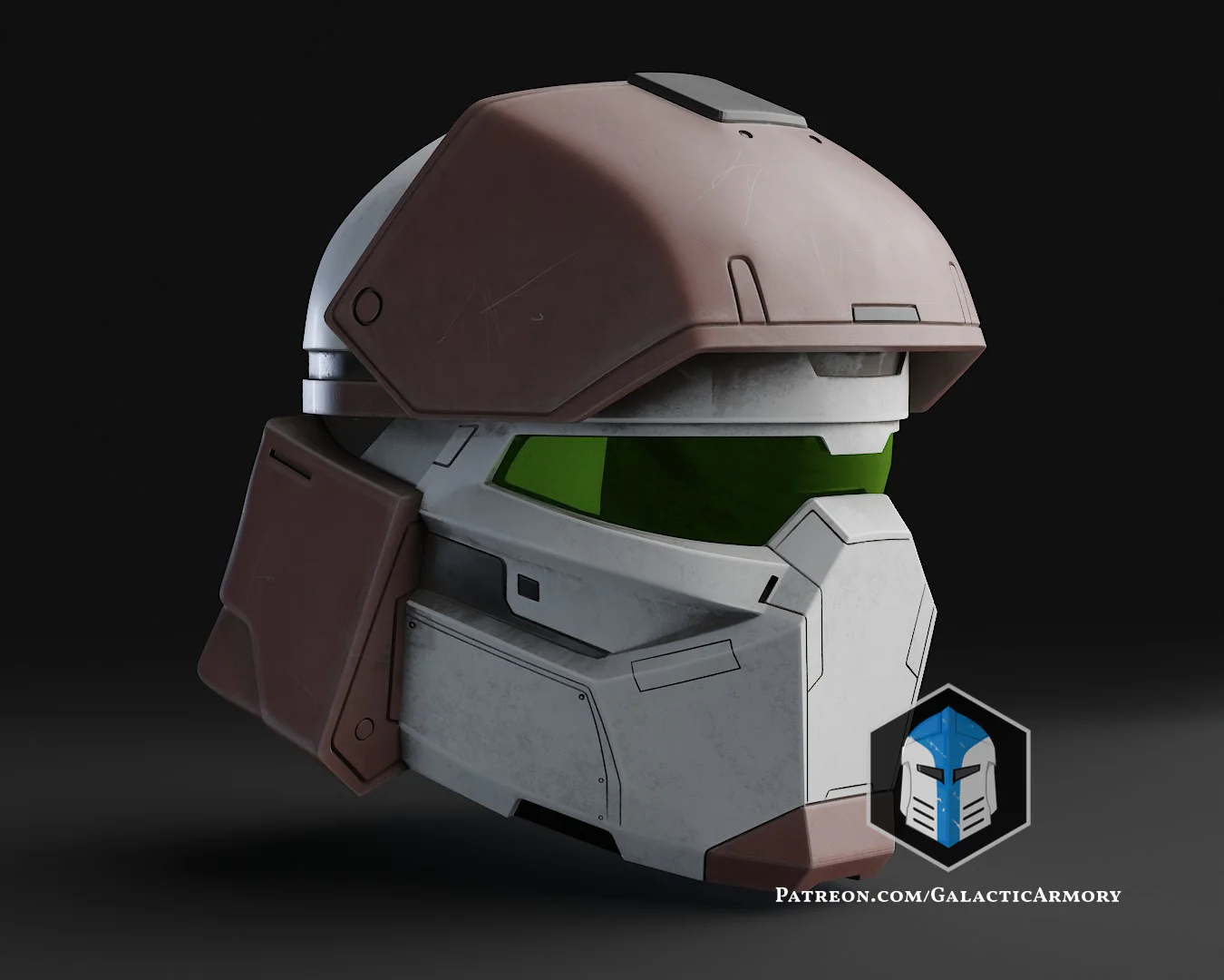 Galactic Spartan Mashup Helmet - 3D Print Files - Image 10