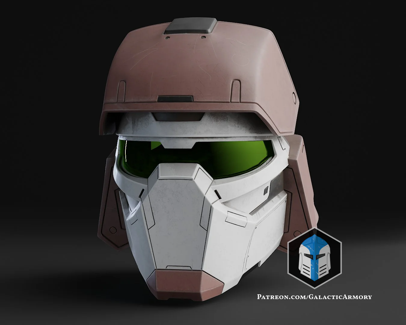 Galactic Spartan Mashup Helmet - 3D Print Files - Image 11