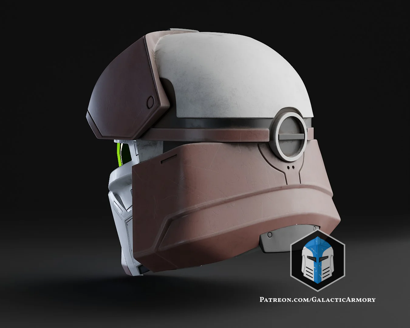 Galactic Spartan Mashup Helmet - 3D Print Files - Image 6